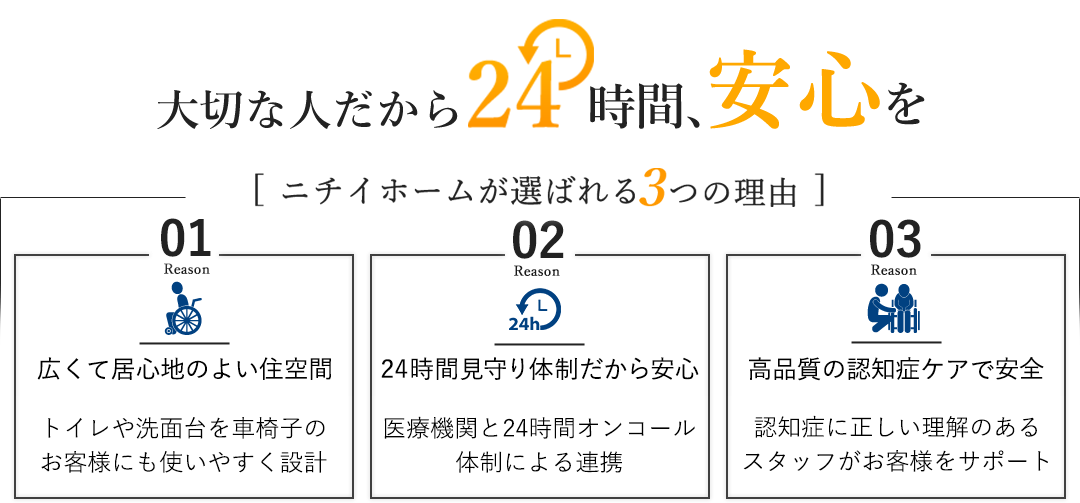 大切な人だから24時間、安心を