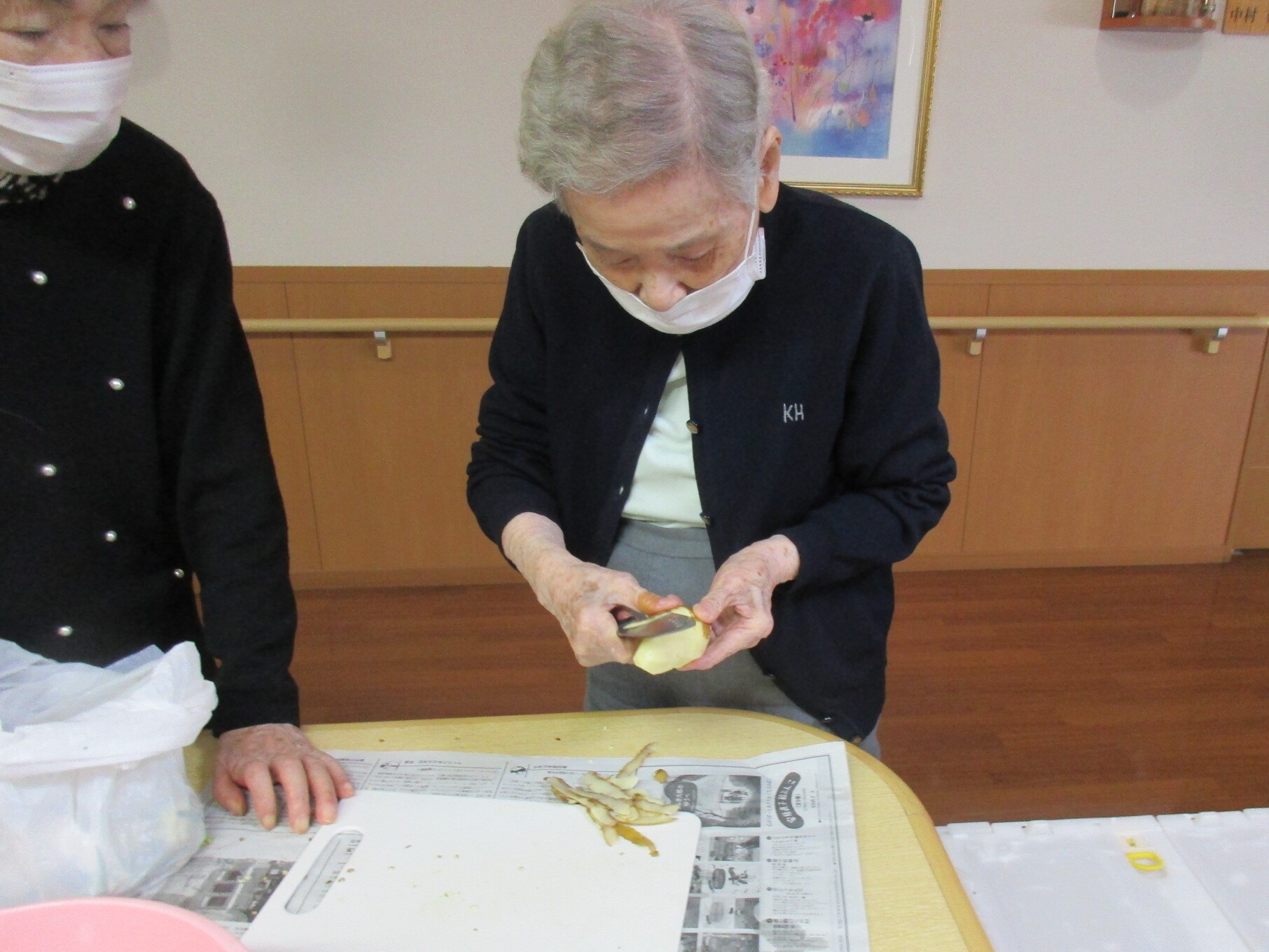 屋上菜園の恵みを味わう-3　ニチイホーム海老名