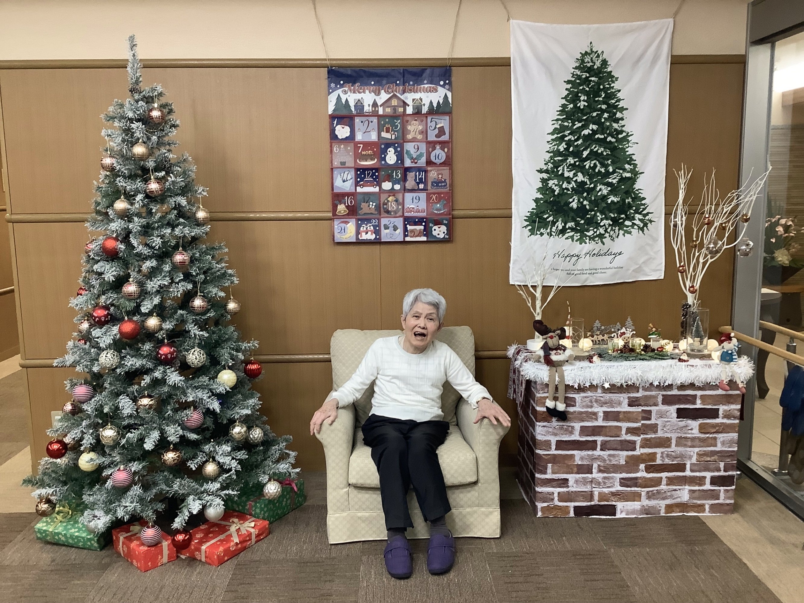 クリスマス装飾-1　ニチイホーム江戸川