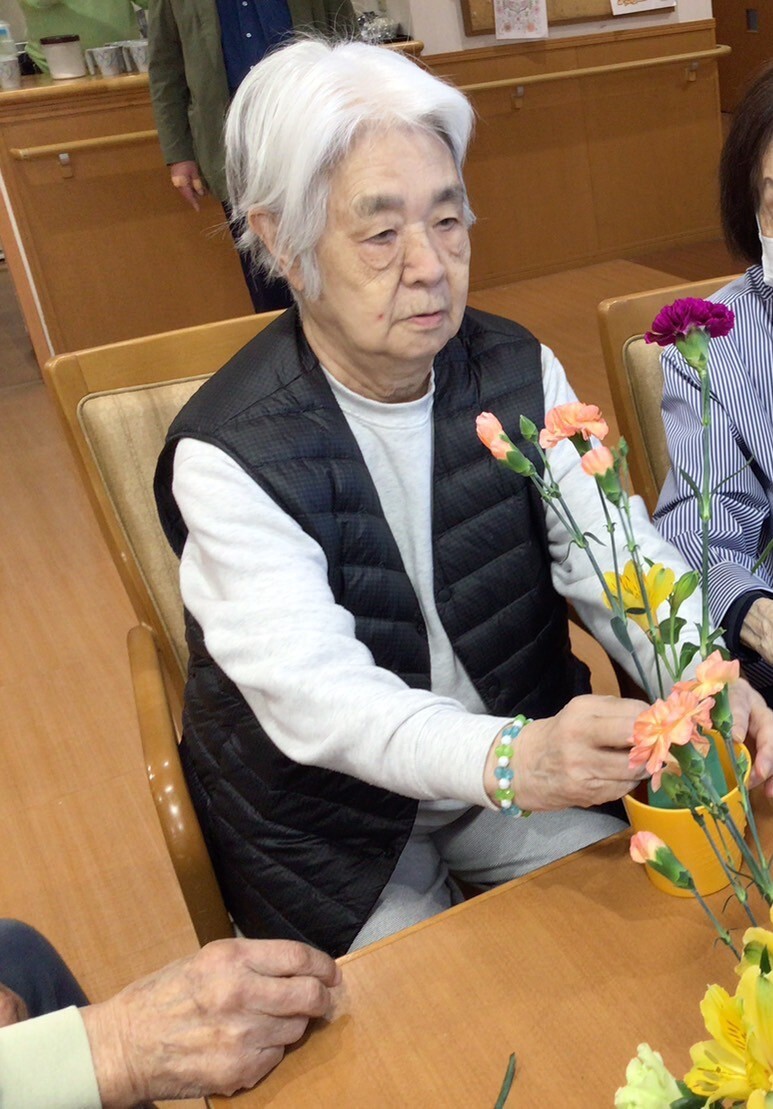 生け花-2　ニチイホーム板橋徳丸
