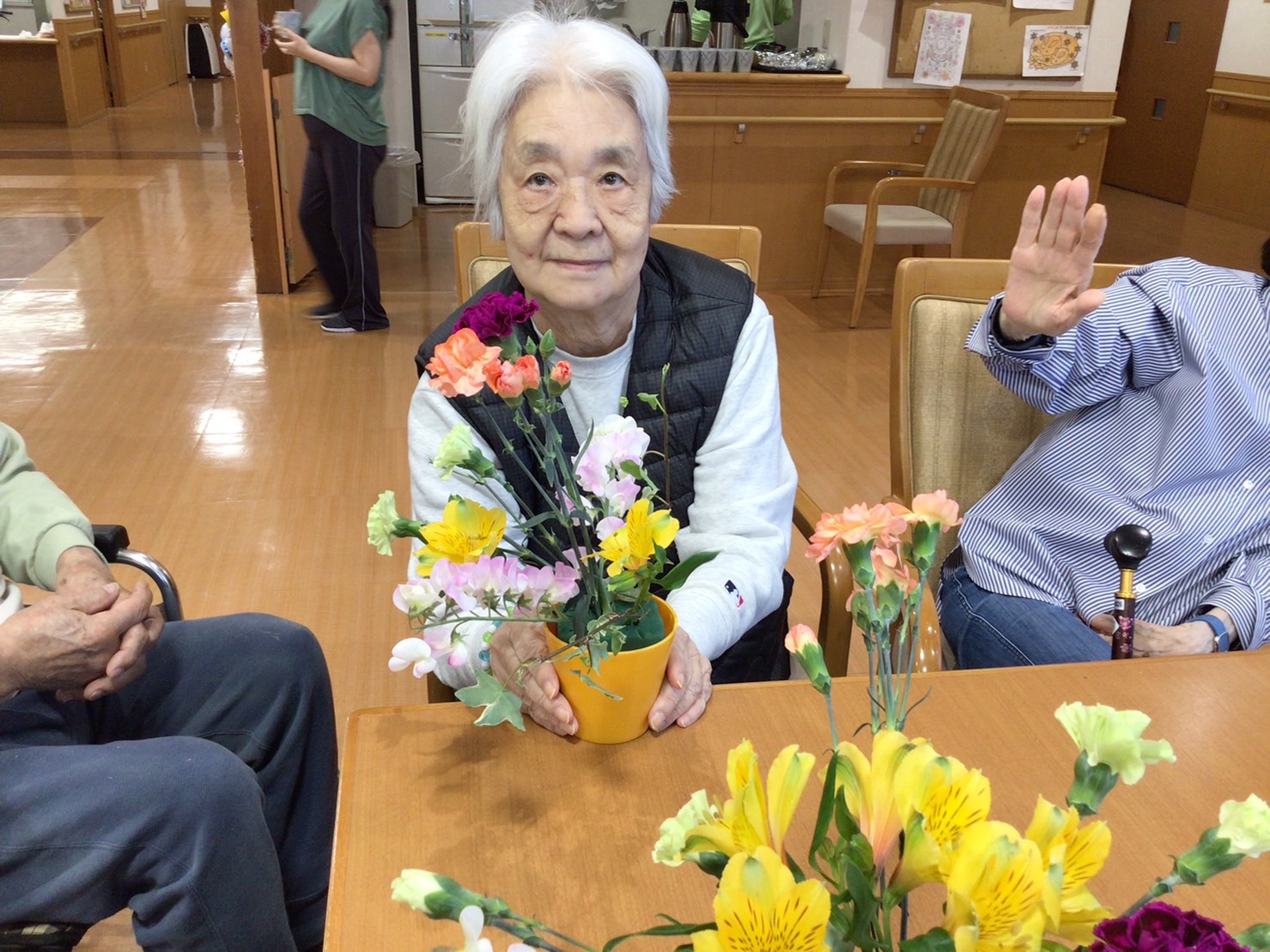 生け花-4　ニチイホーム板橋徳丸