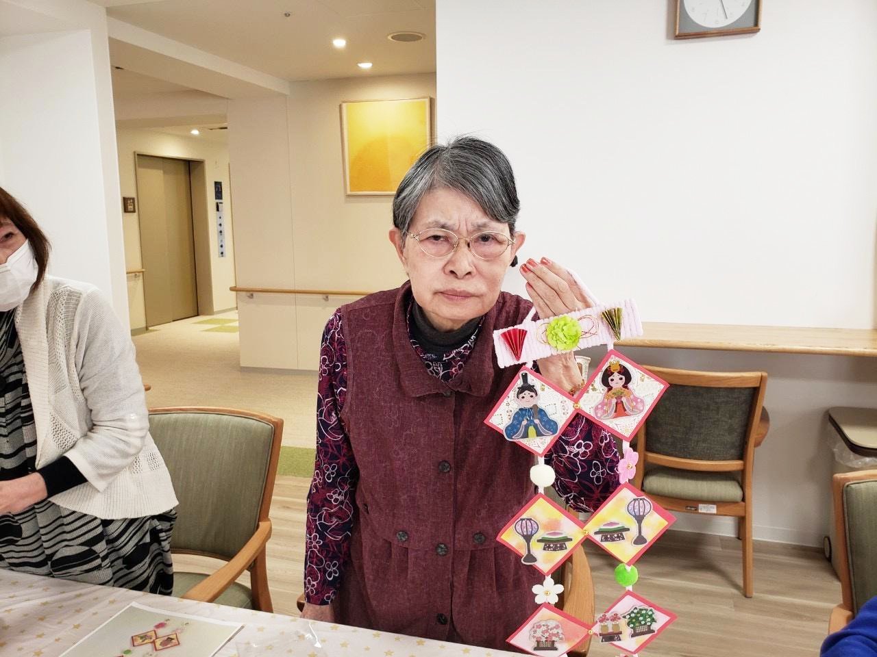 ひな祭り工作サークル-1　ニチイホーム南大井