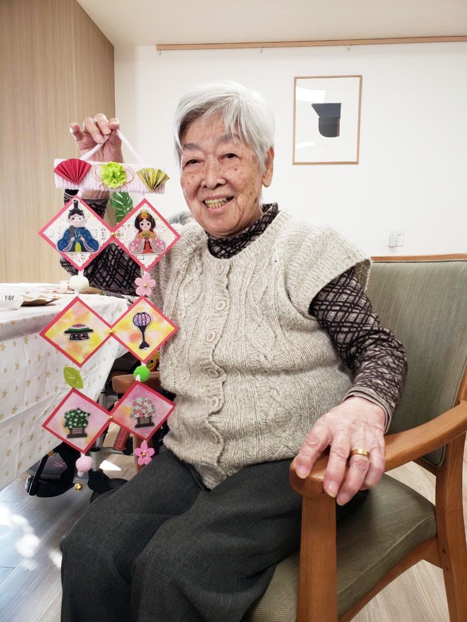 ひな祭り工作サークル-2　ニチイホーム南大井