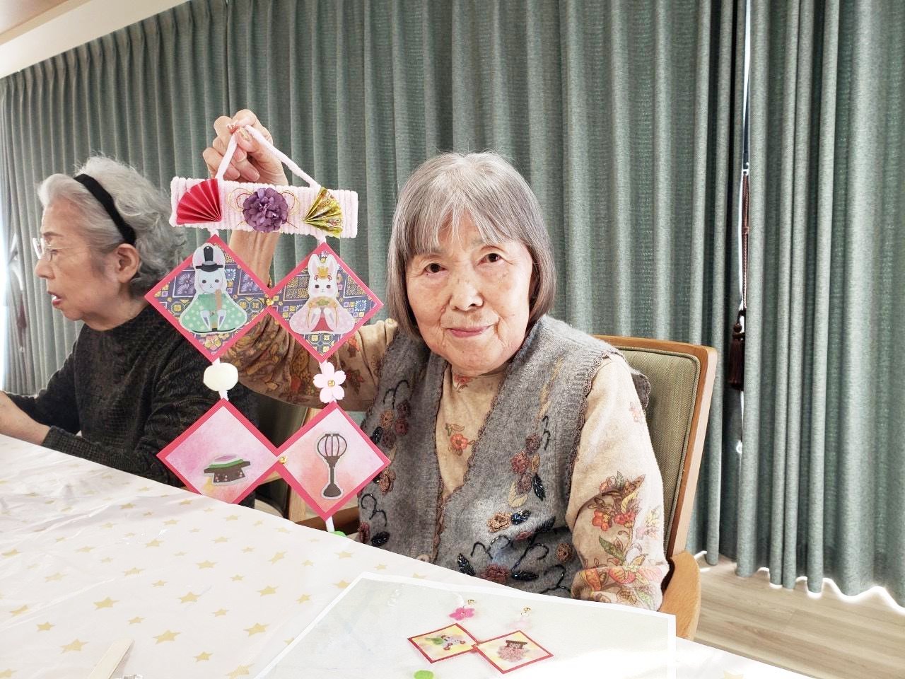 ひな祭り工作サークル-4　ニチイホーム南大井