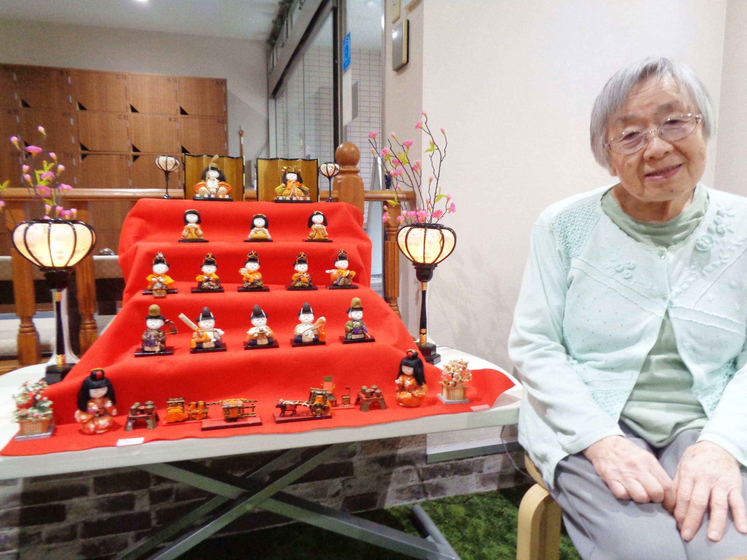 ひな祭り-2　ニチイホーム自由が丘