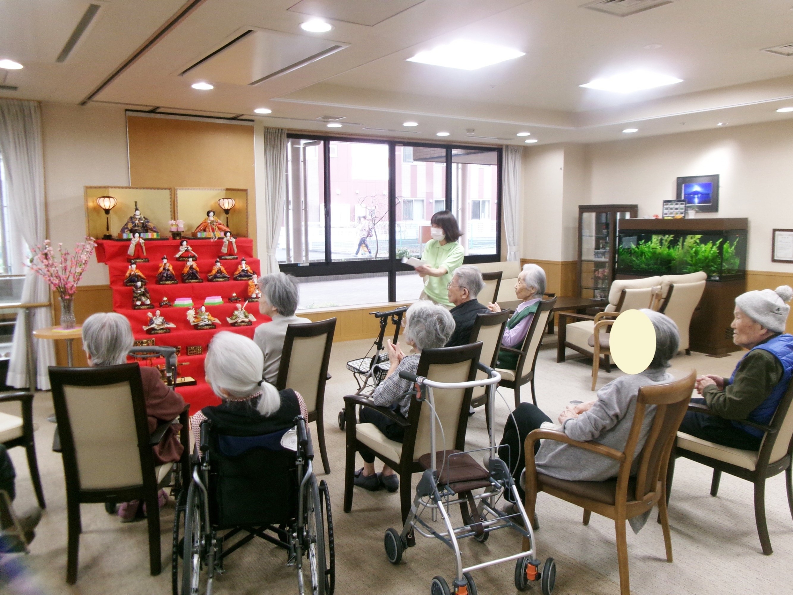 ひな祭り2025-1　ニチイホーム登戸