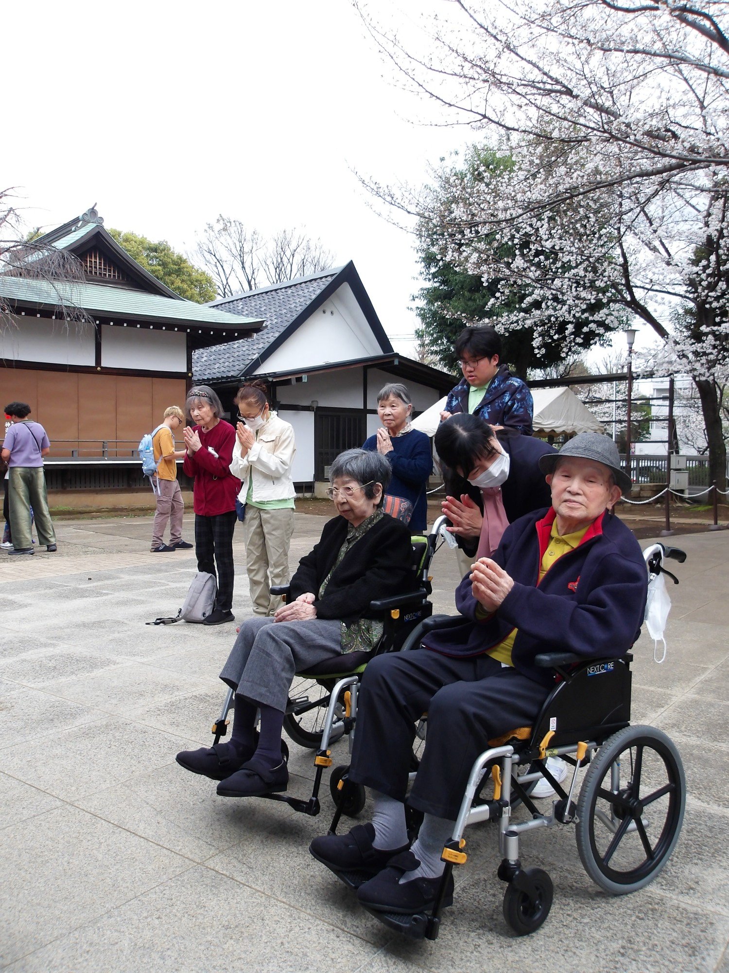 お花見と神社散策-5　ニチイホーム野方