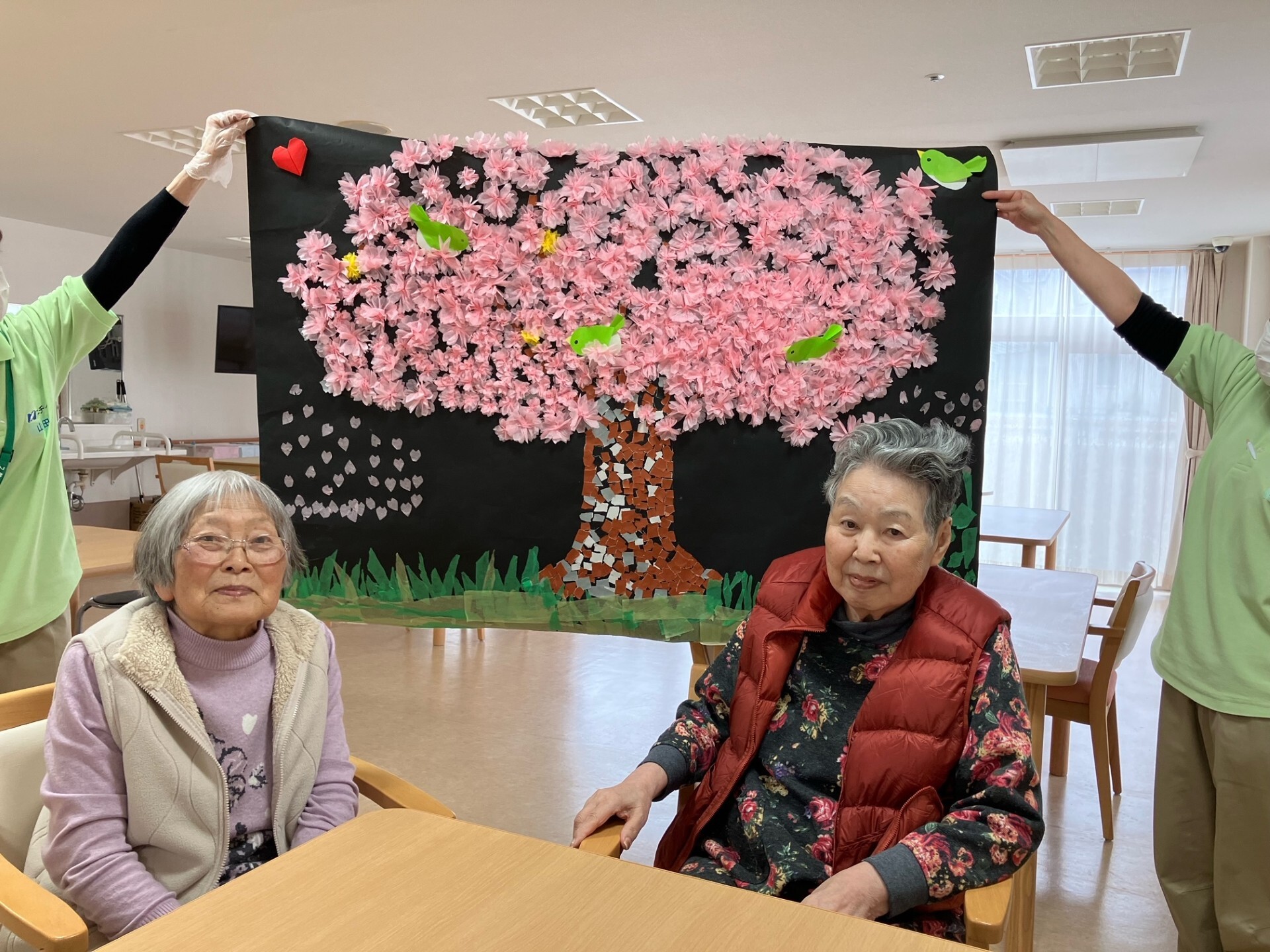 毎日お花見　ニチイメゾン栗東