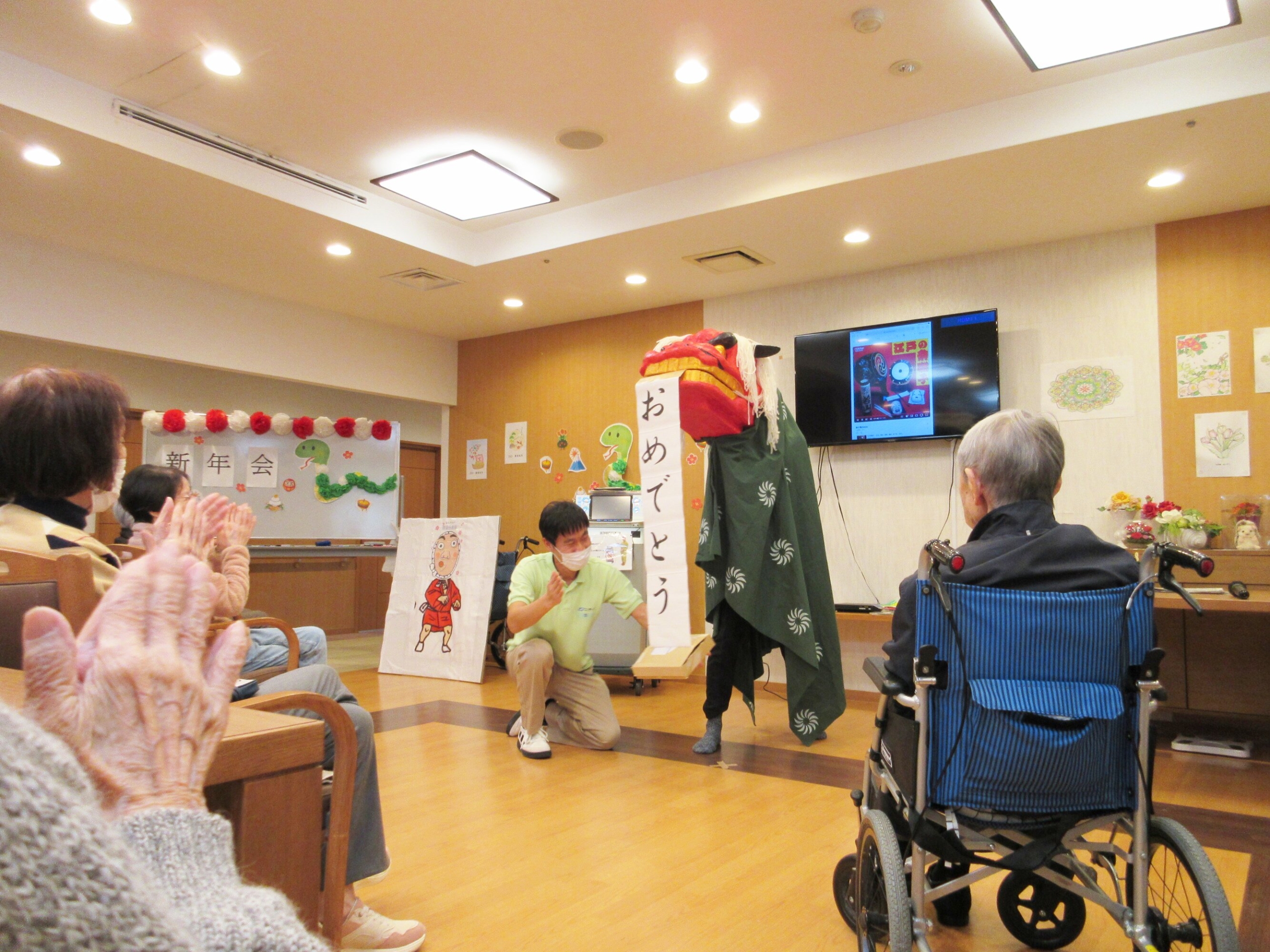 新年会-1　ニチイホーム目白