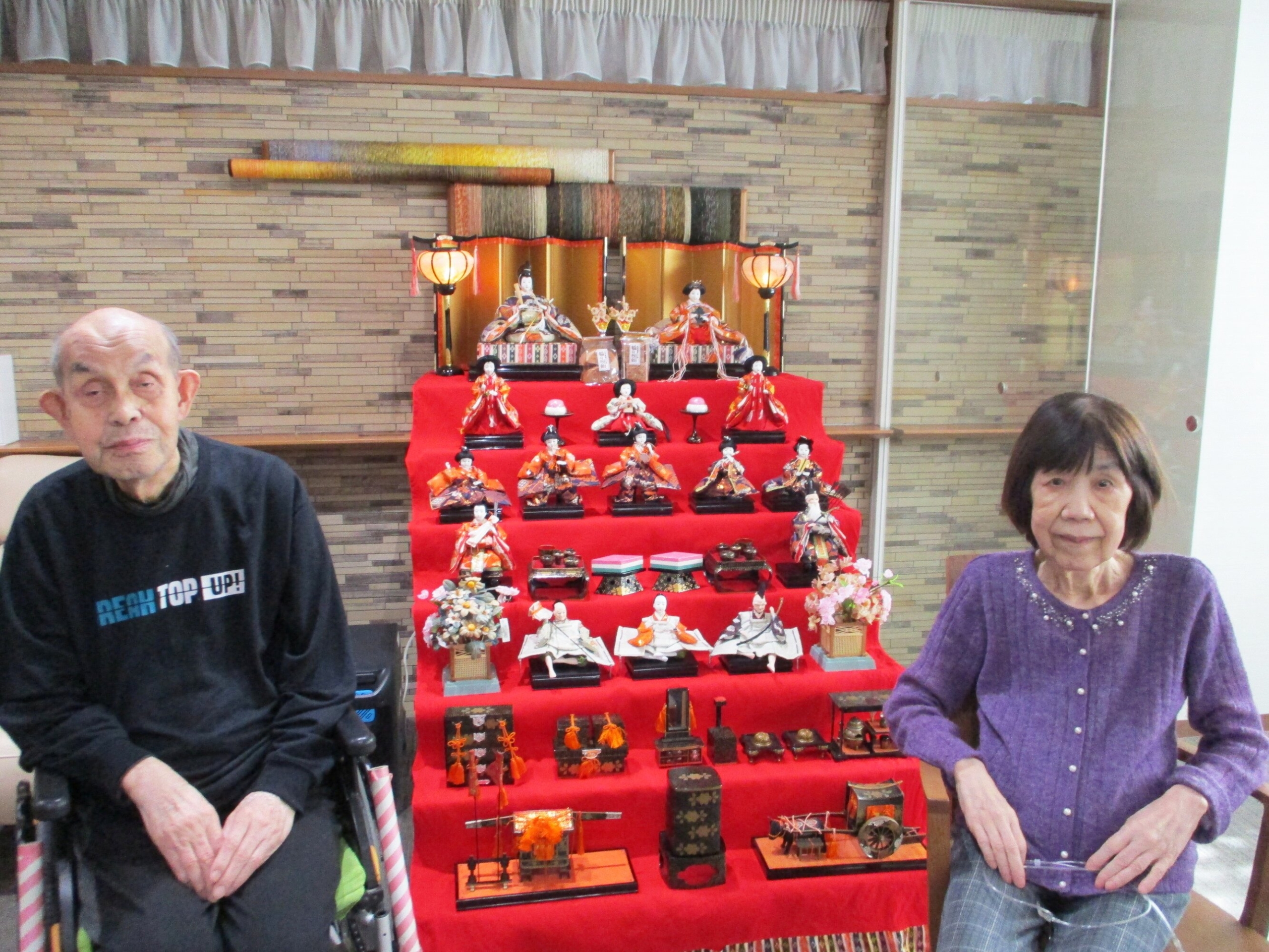 2025年ひな祭り-4　ニチイホーム王子