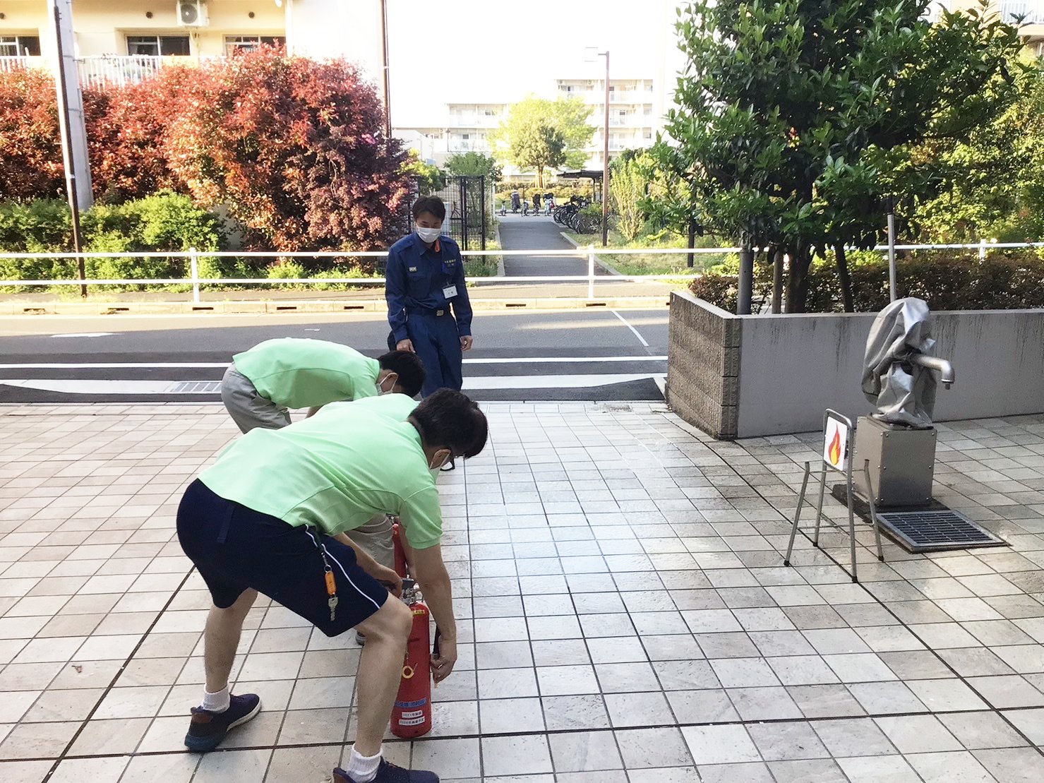 防災訓練-6　ニチイホーム鷺ノ宮