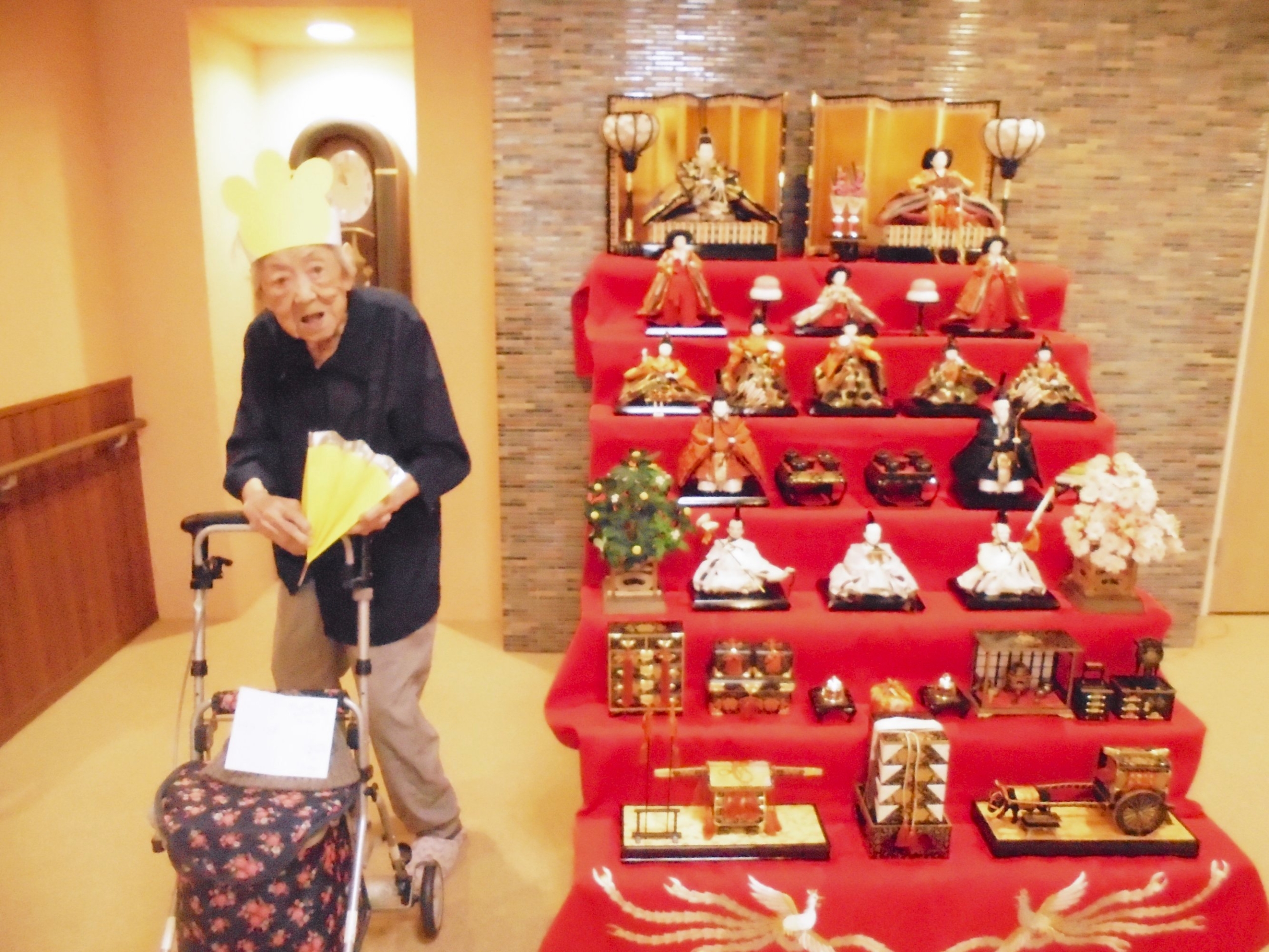 ひな祭り-2　ニチイホームさいたま新都心