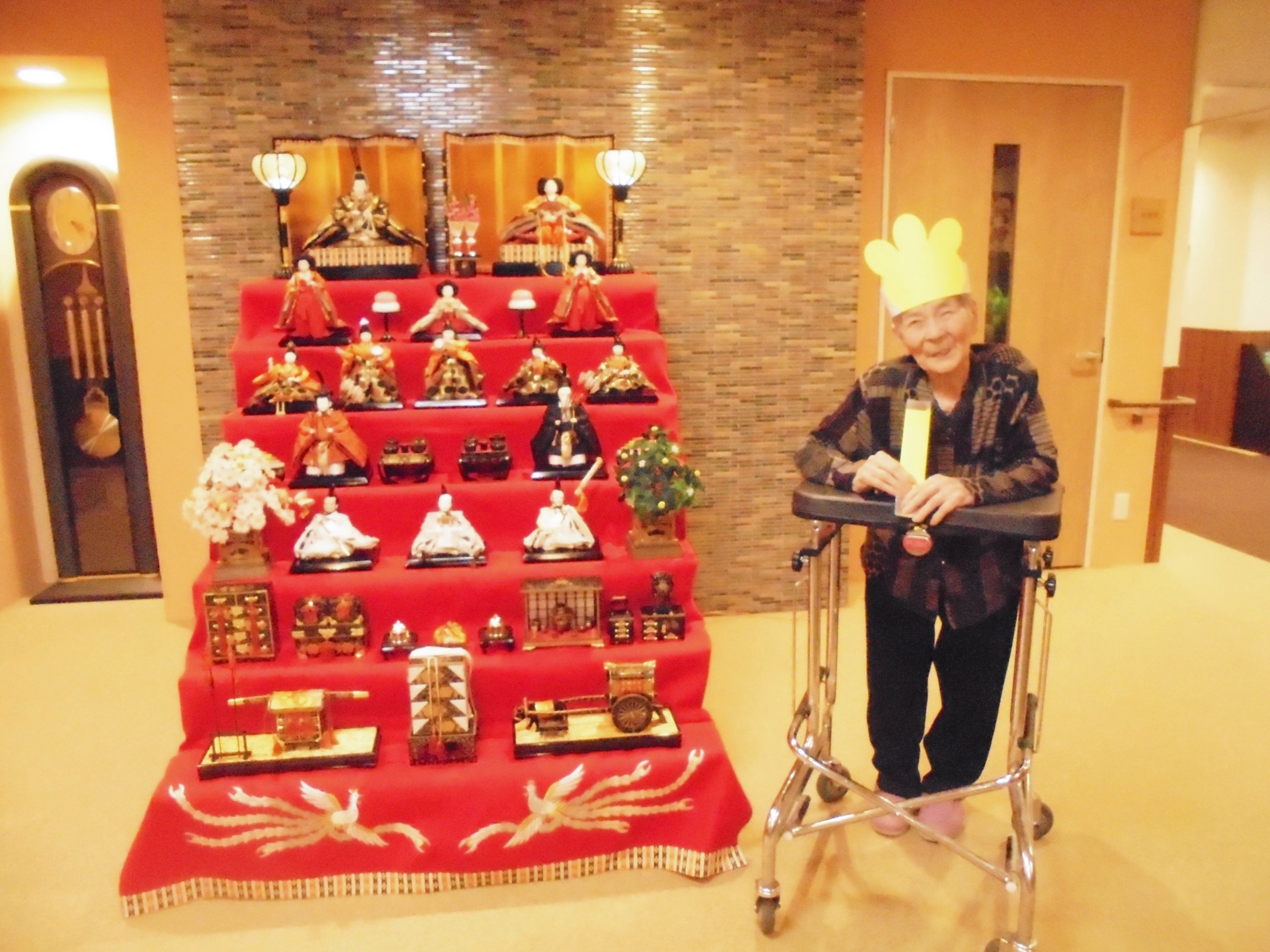 ひな祭り-4　ニチイホームさいたま新都心