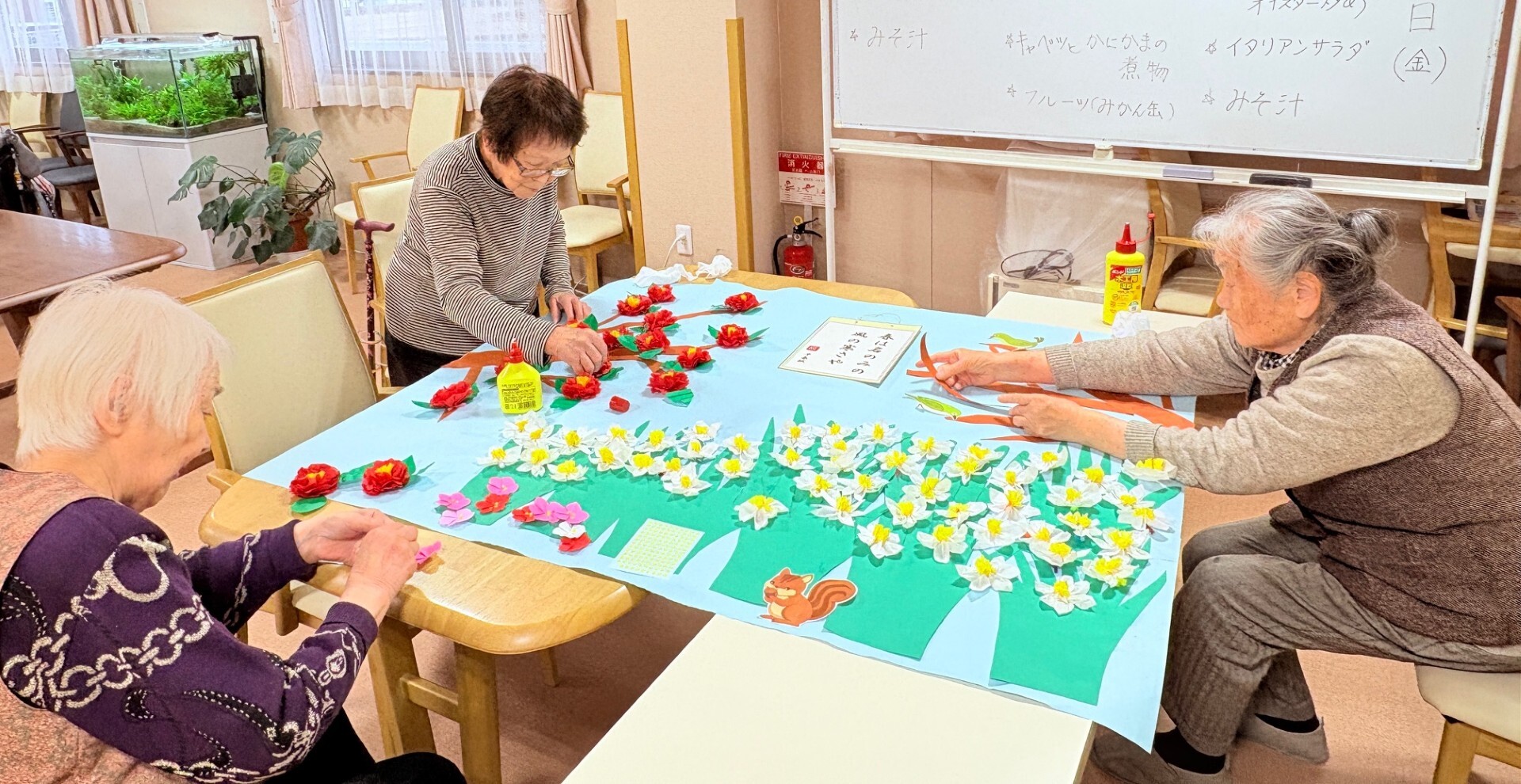 色とりどりの花が咲きました　ニチイメゾン瀬田Ⅱ番館