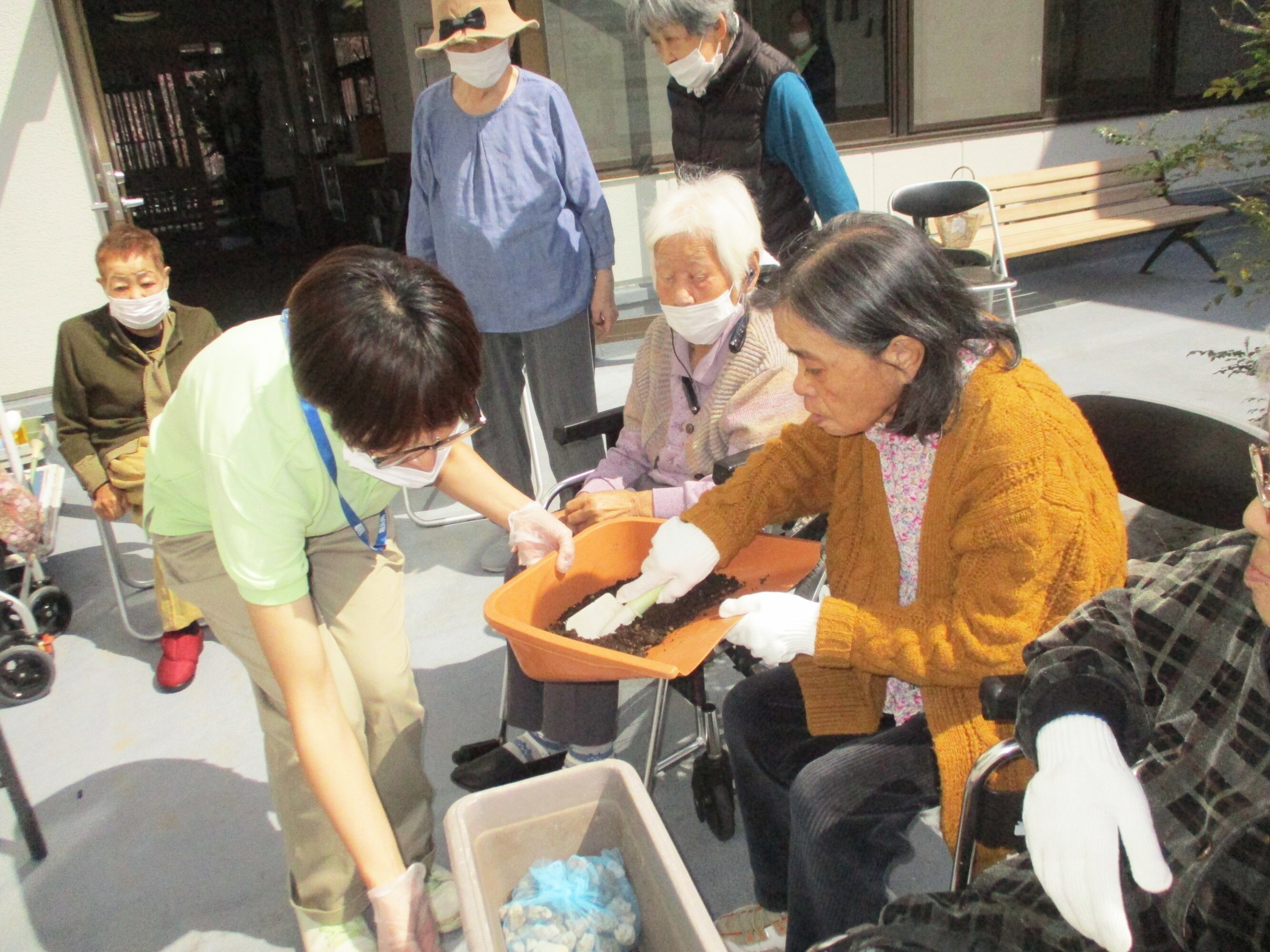 園芸教室-3　ニチイホーム修善寺