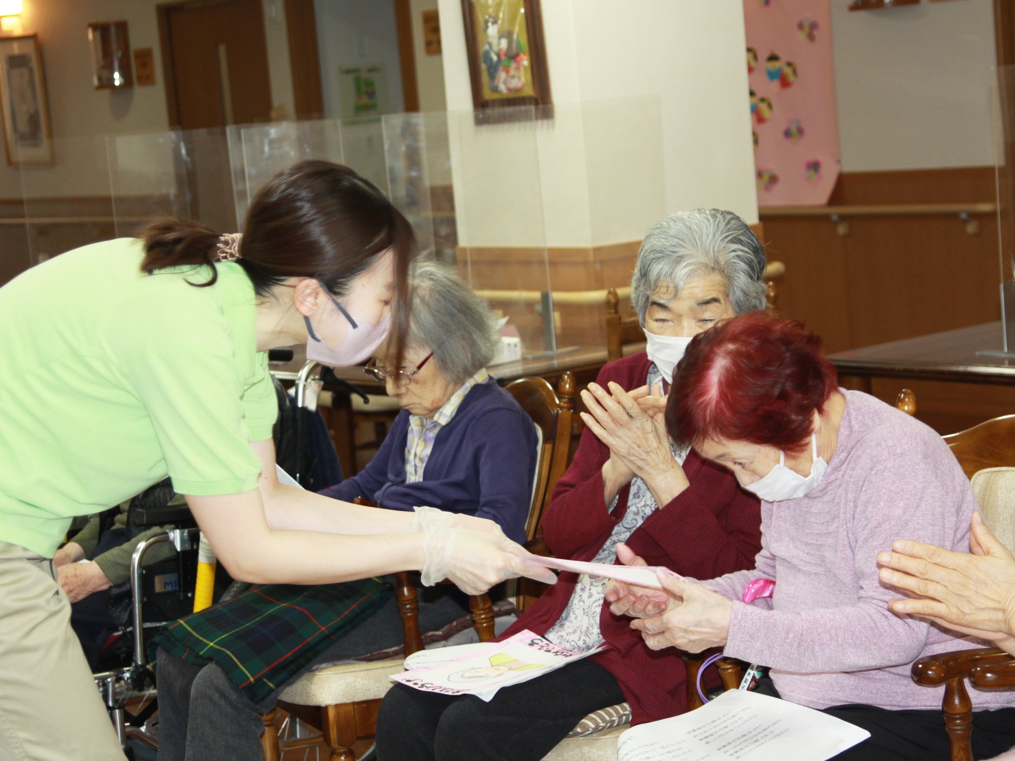 3月誕生日会-3　ニチイホーム海老名