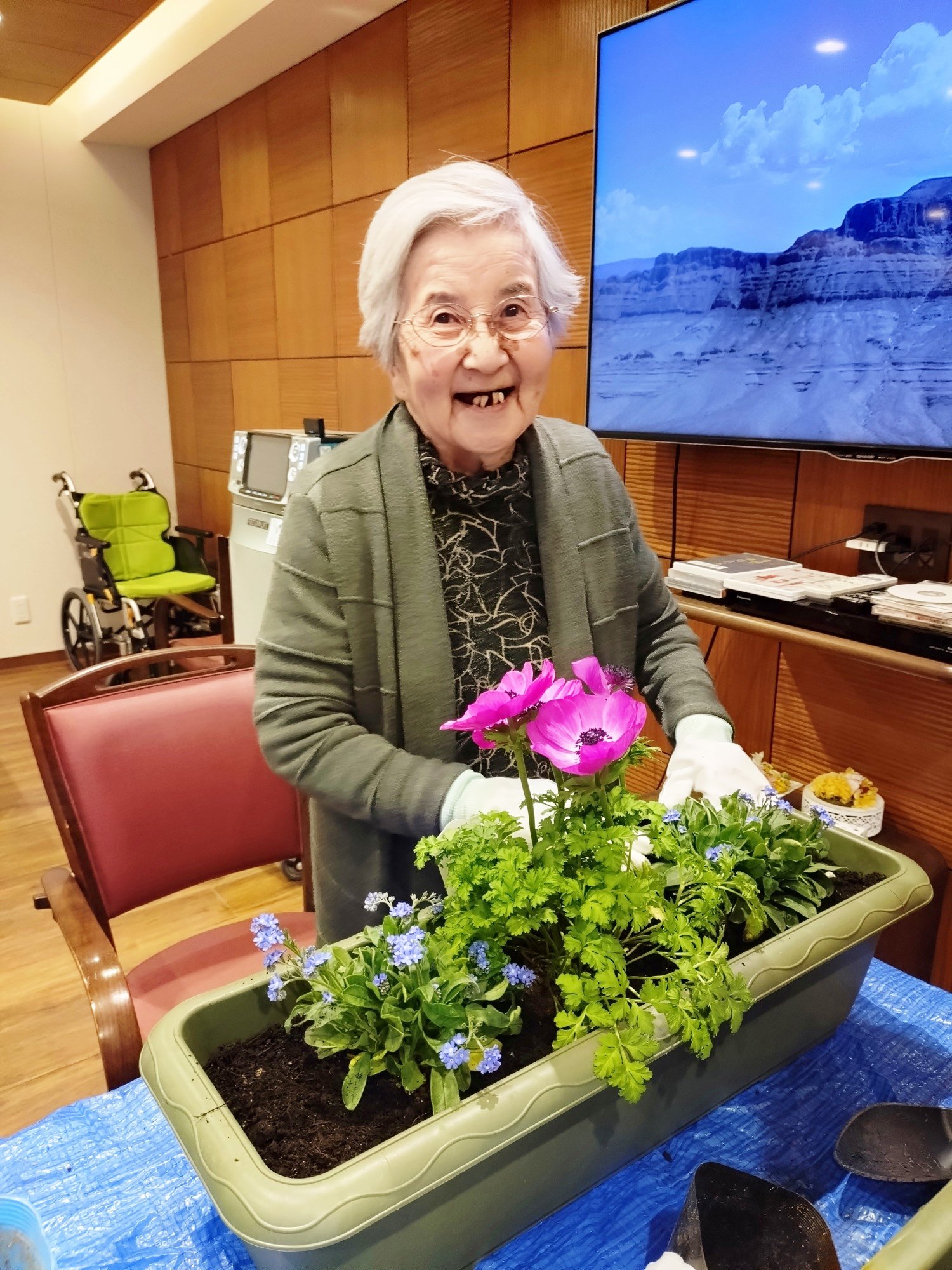寄せ植え①-4　ニチイホーム碑文谷