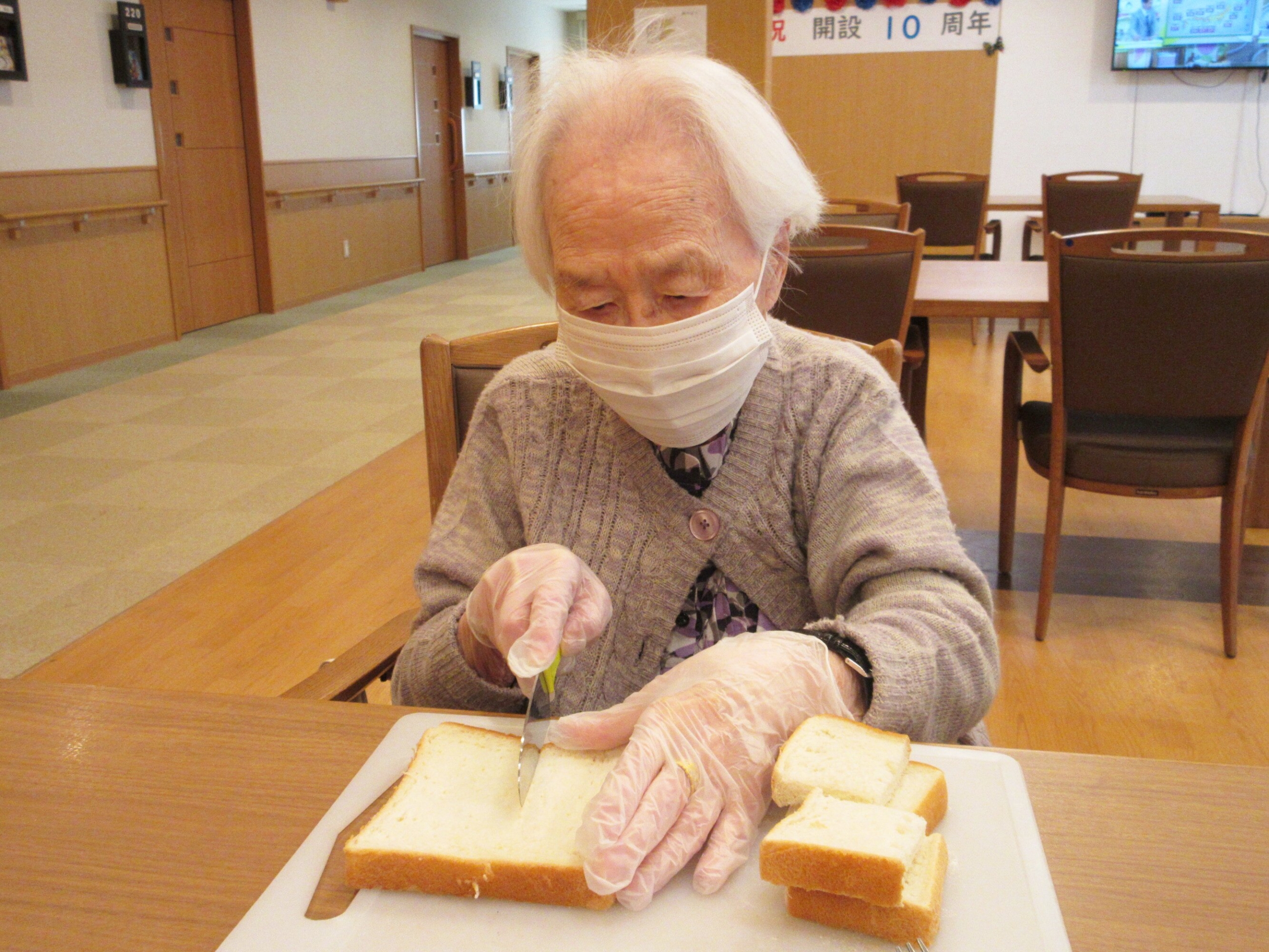 めじろ食堂（フレンチトースト）-2　ニチイホーム目白