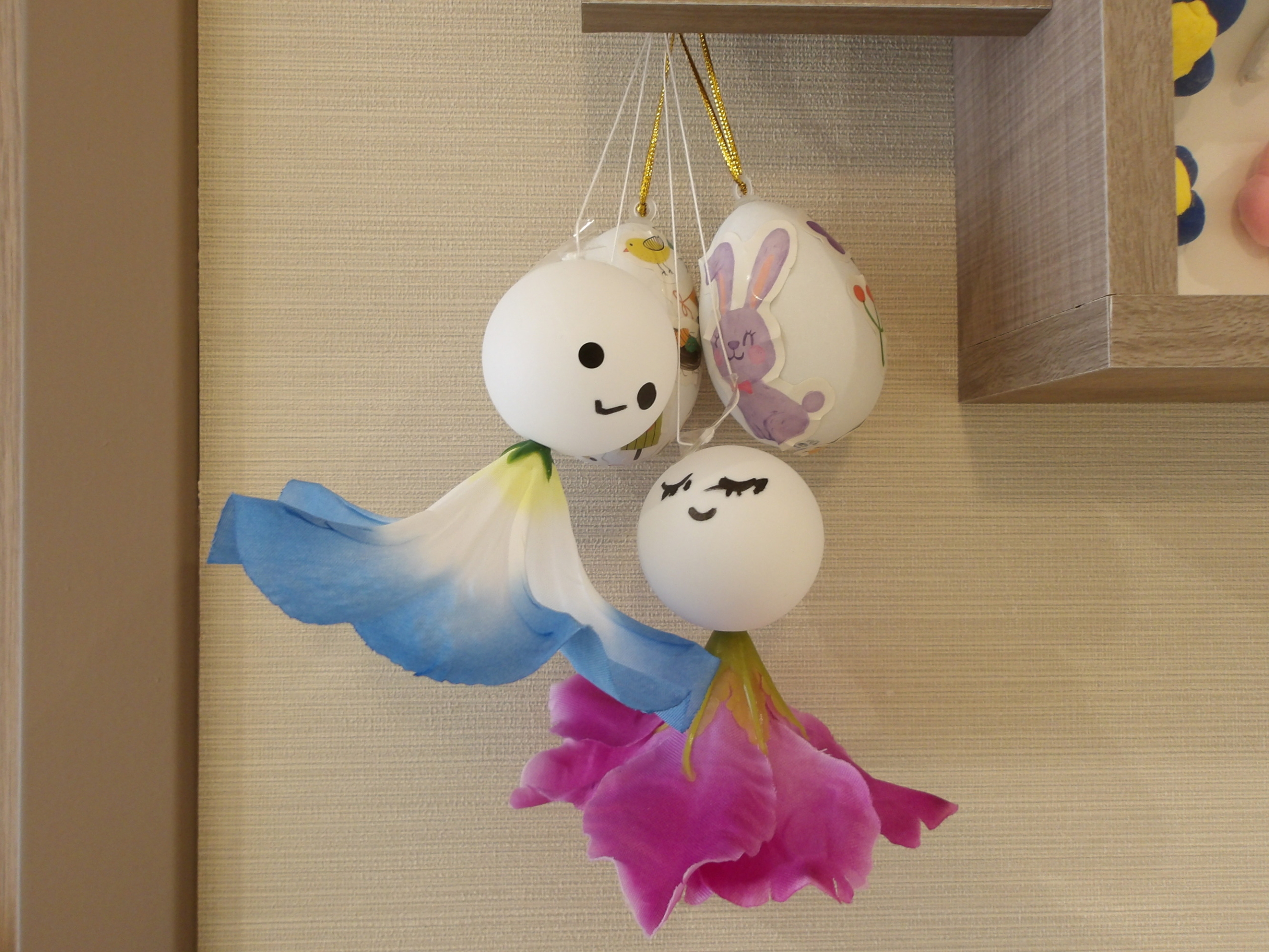 レイのお花のてるてる坊主-5　ニチイホーム野方