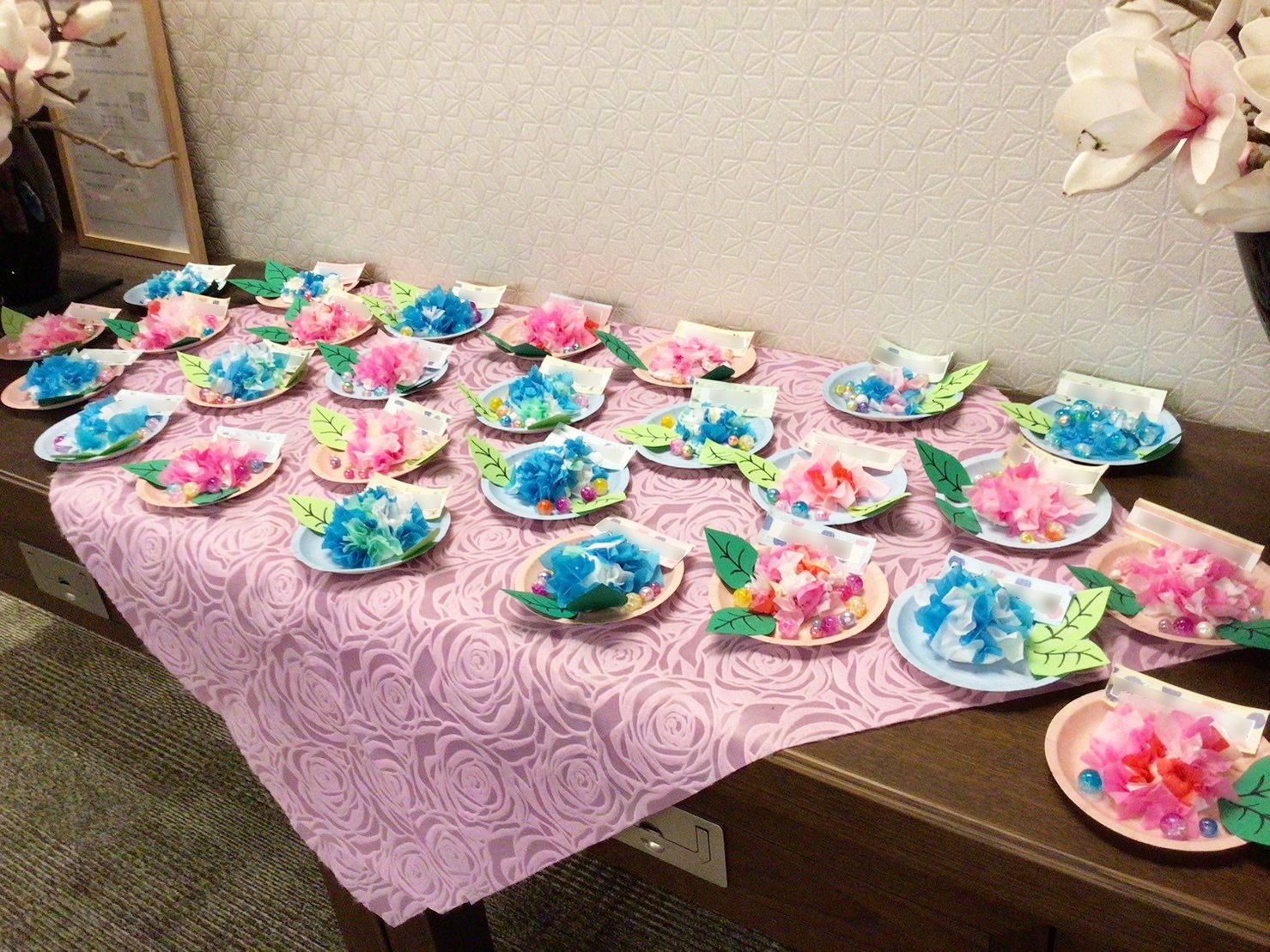 紫陽花づくり-6　ニチイホーム鷺ノ宮