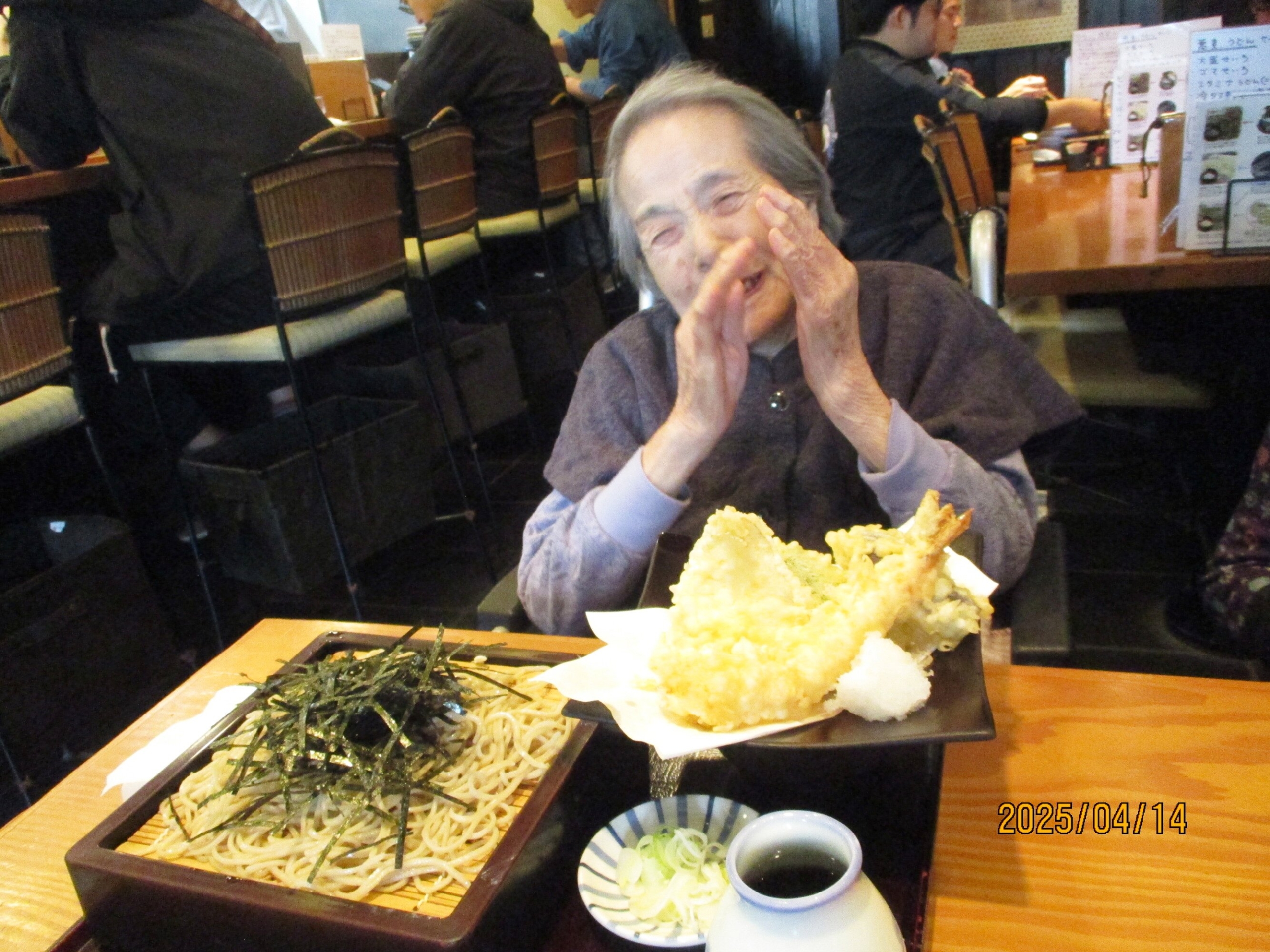 外食でお蕎麦を堪能-2　ニチイホーム西武柳沢
