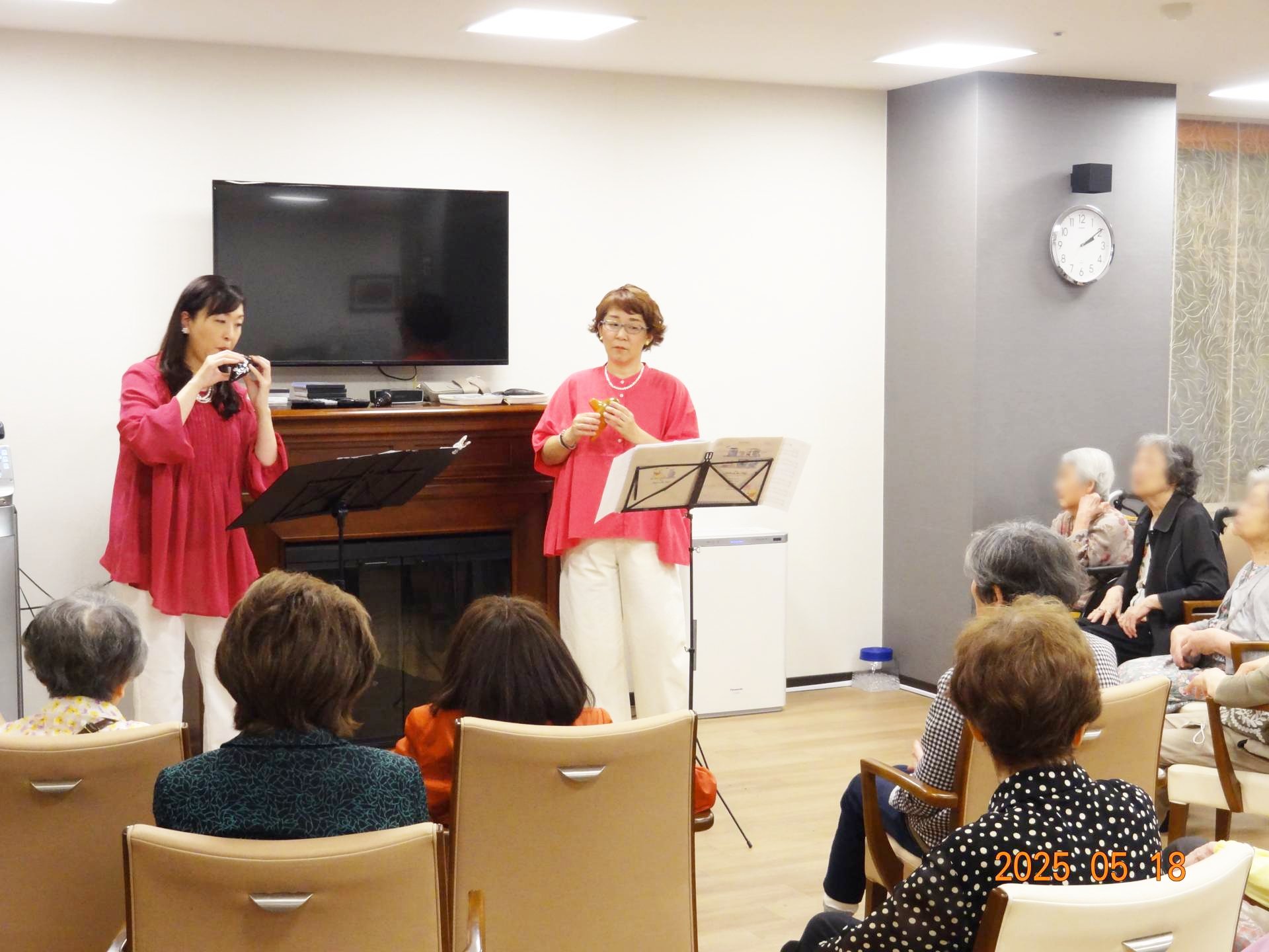 心温まる音色に魅了！オカリナ演奏会-3　ニチイホーム渋谷本町
