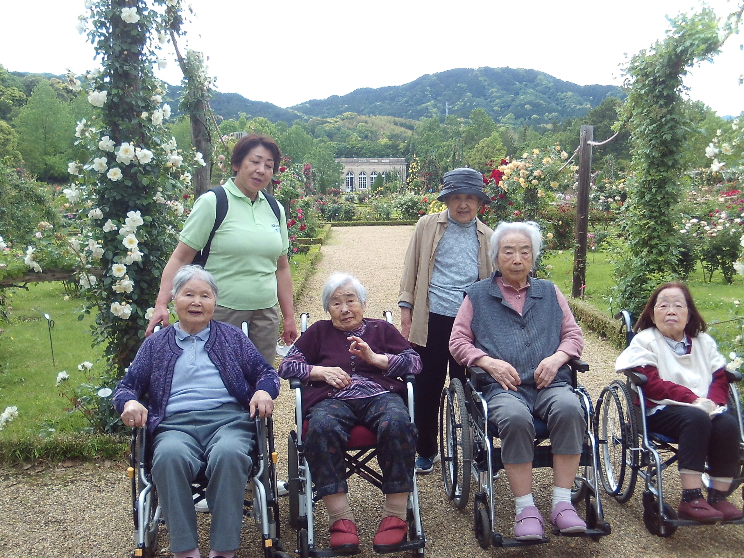 バラ園散策-1　ニチイホーム修善寺