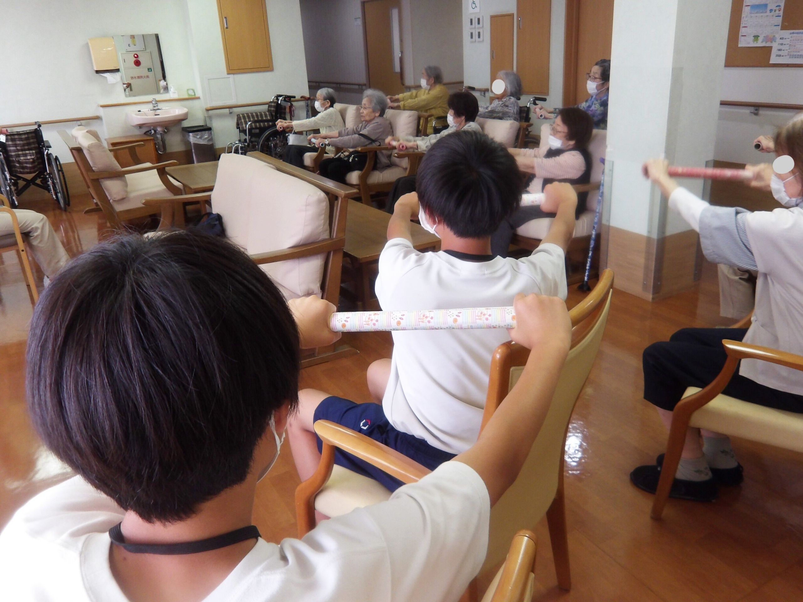 中学生職場体験-3　ニチイホーム東府中