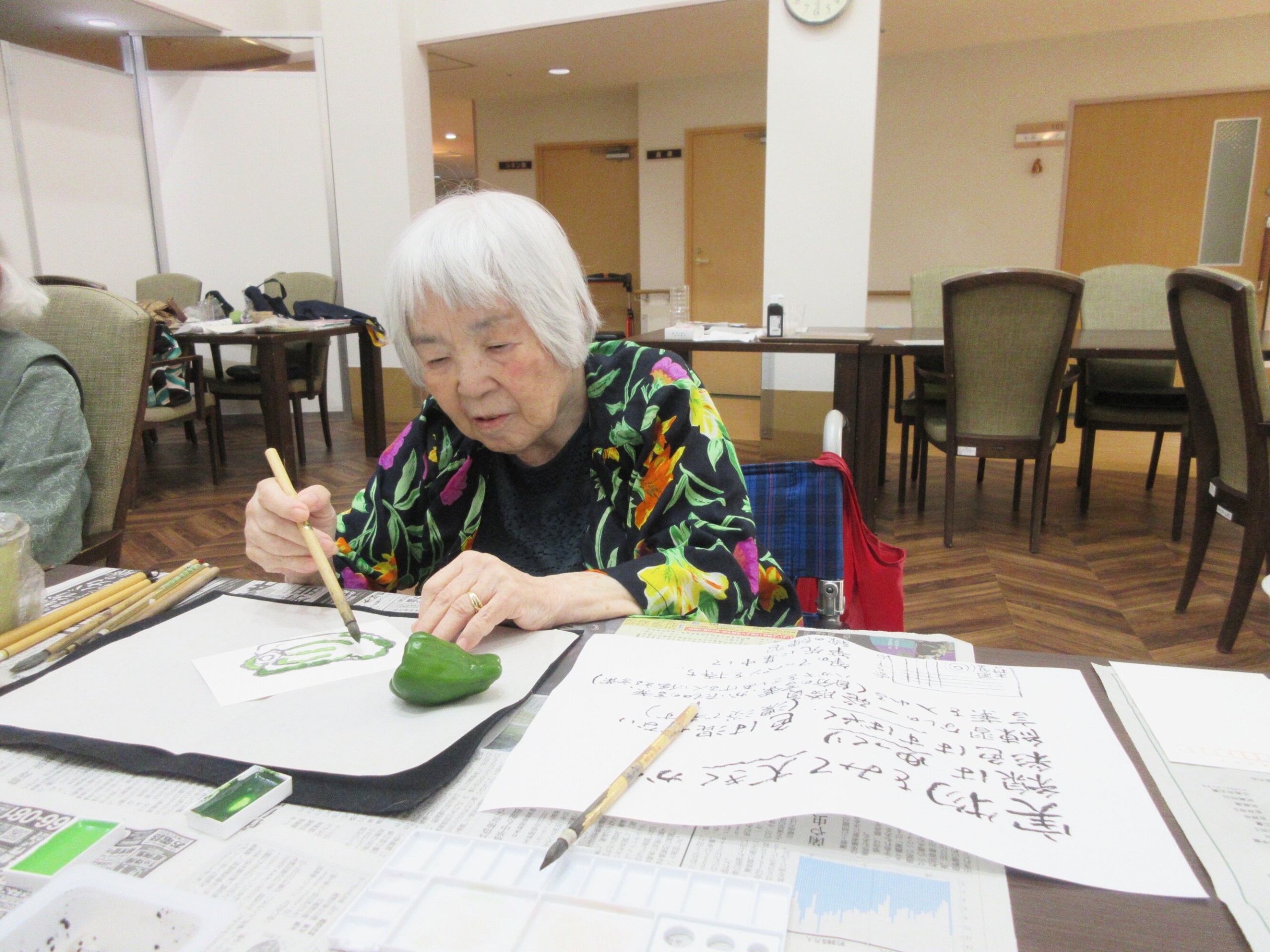 絵手紙の会-2　ニチイホーム国立