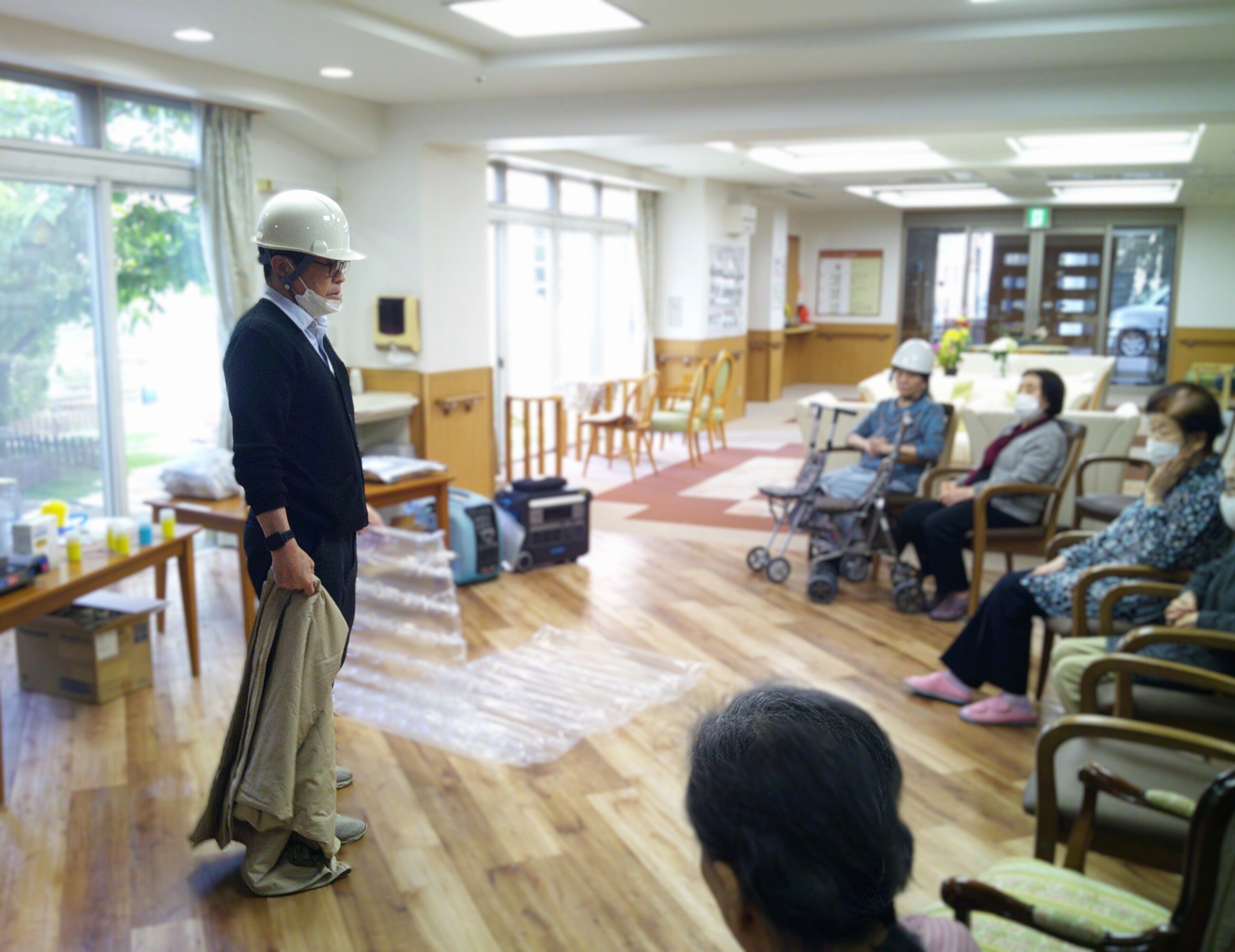避難訓練-5　ニチイホーム大宮
