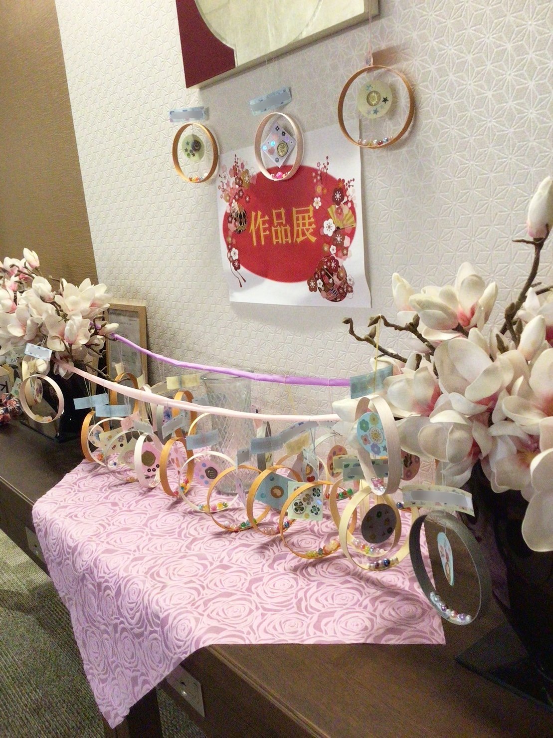 風鈴作り-6　ニチイホーム鷺ノ宮