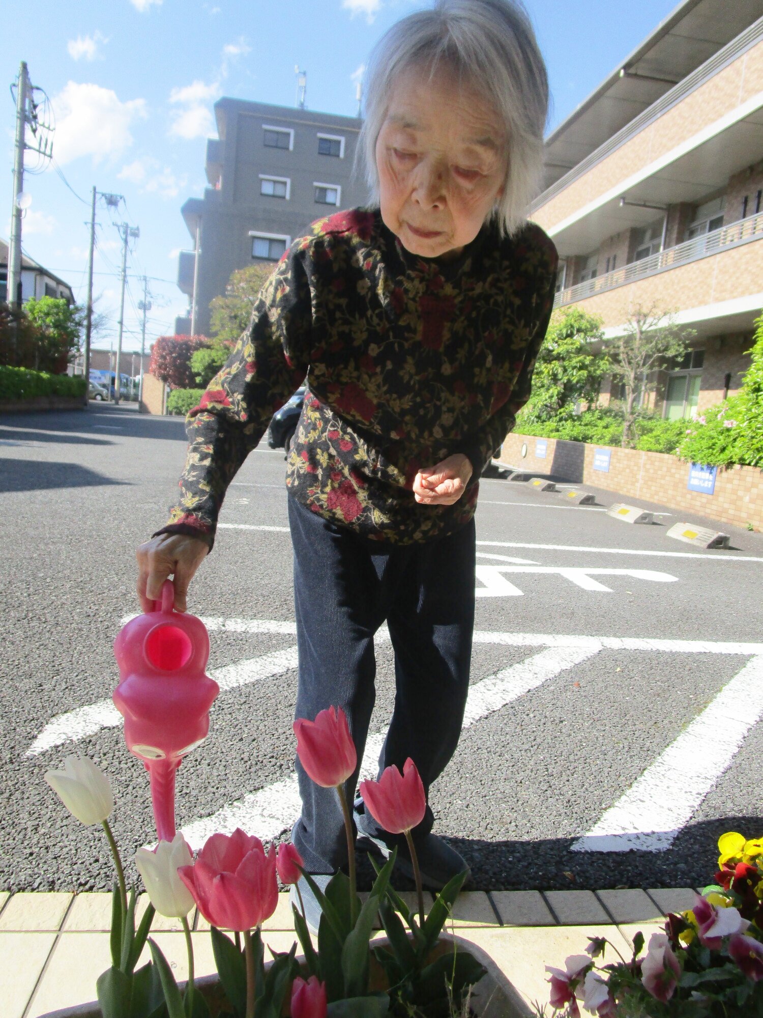 花を愛でる-6　ニチイホーム星ヶ丘