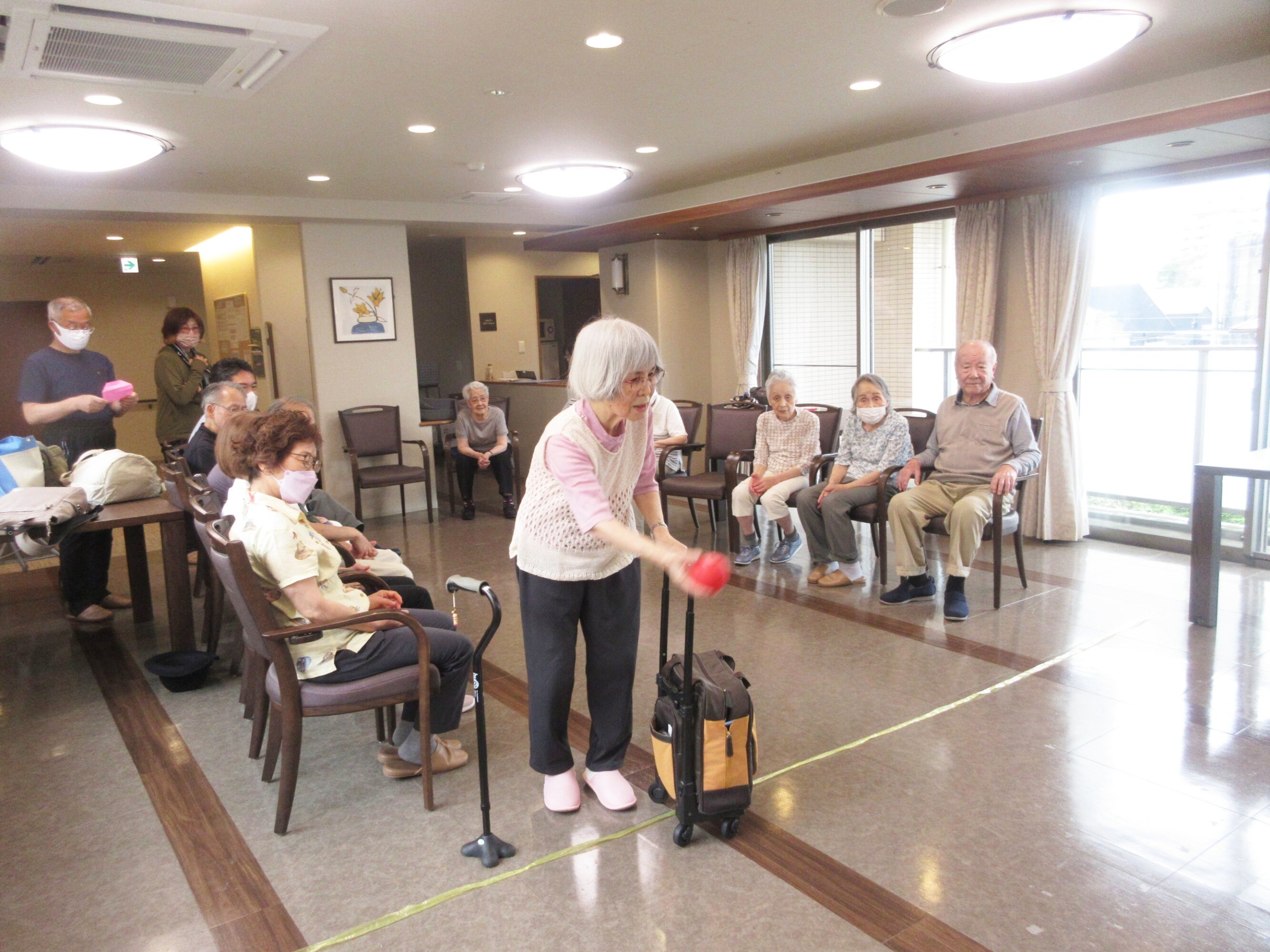 地域交流～ボッチャ大会～-1　ニチイホーム用賀