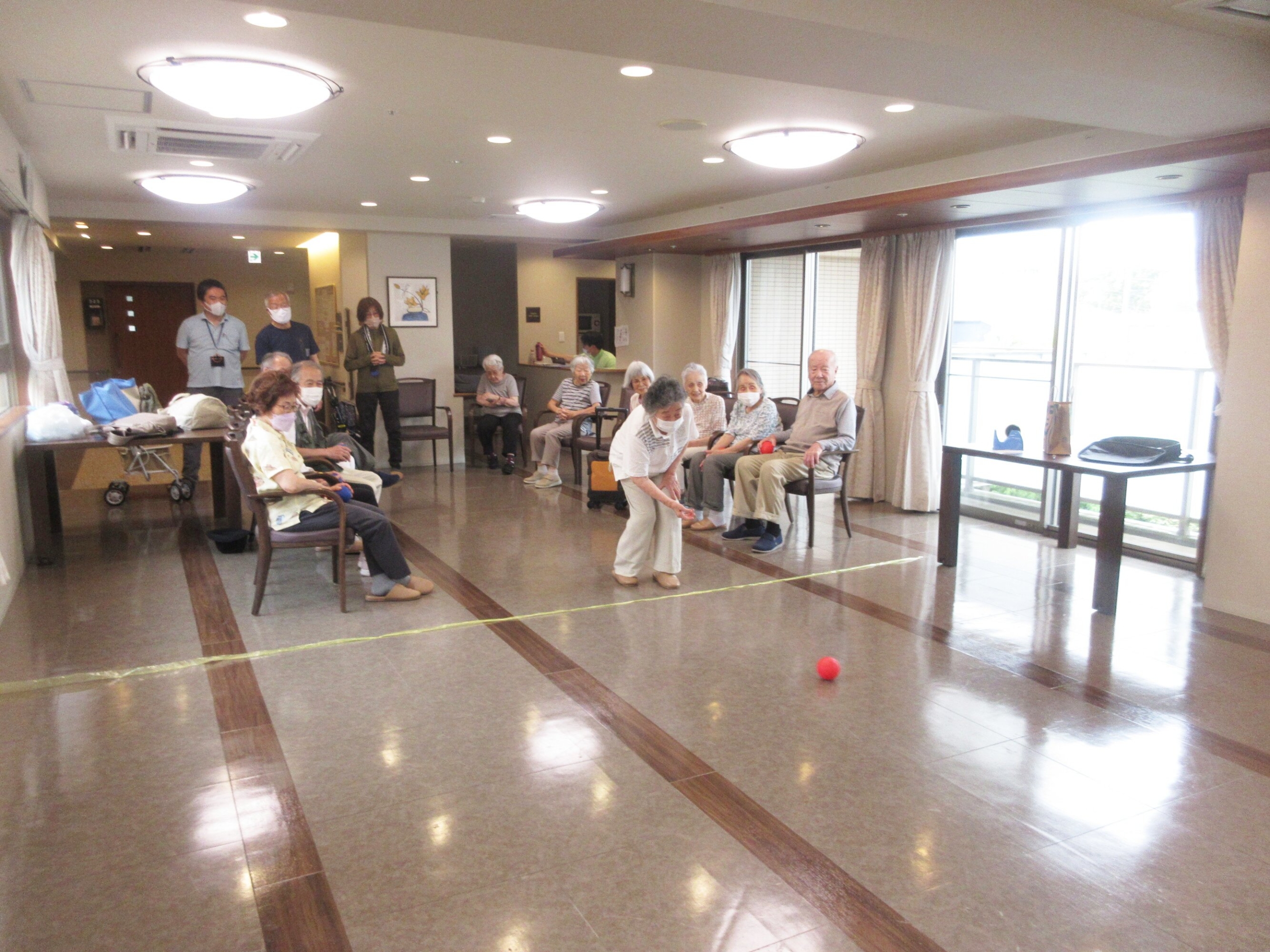 地域交流～ボッチャ大会～-2　ニチイホーム用賀