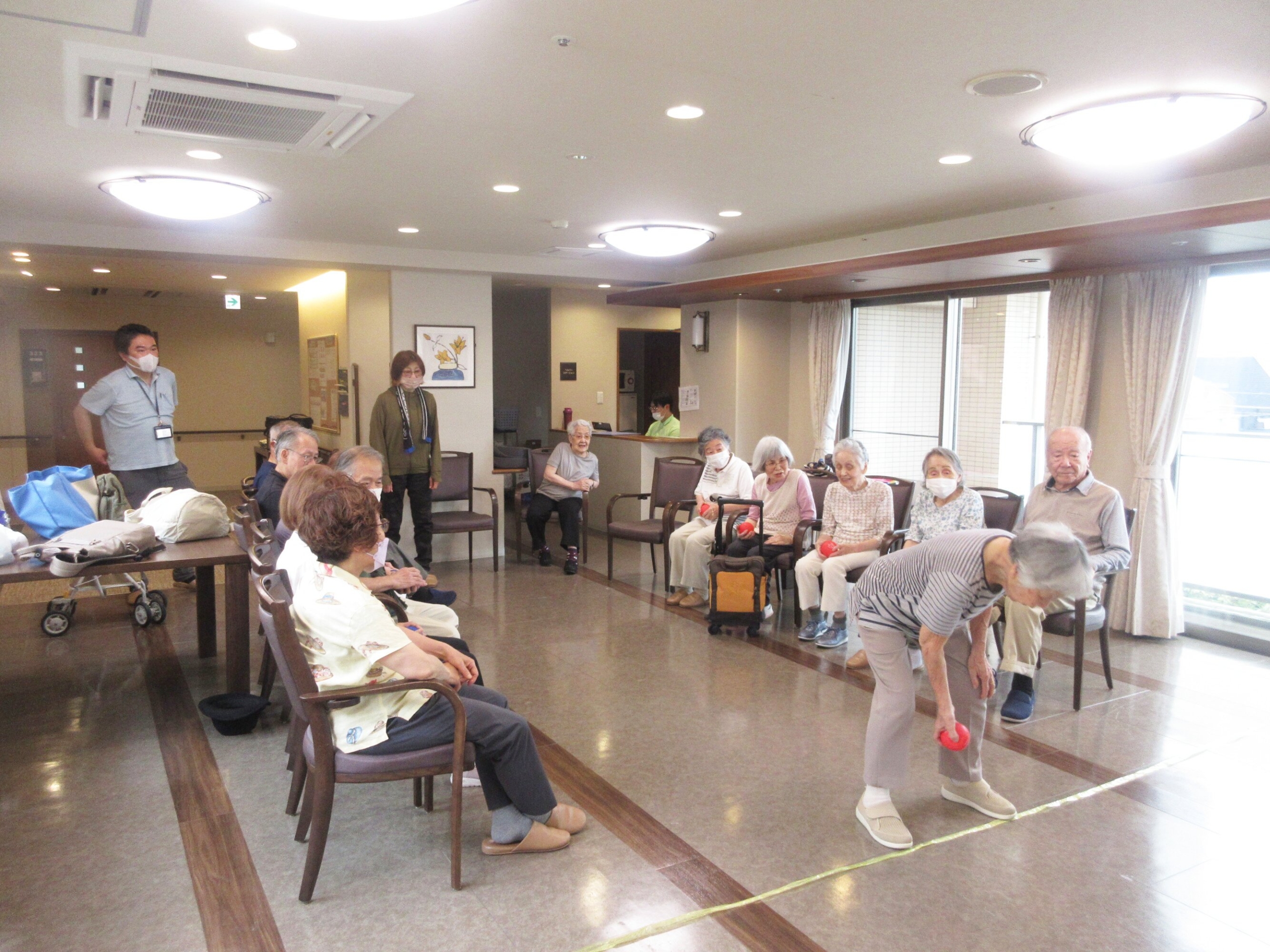地域交流～ボッチャ大会～-3　ニチイホーム用賀