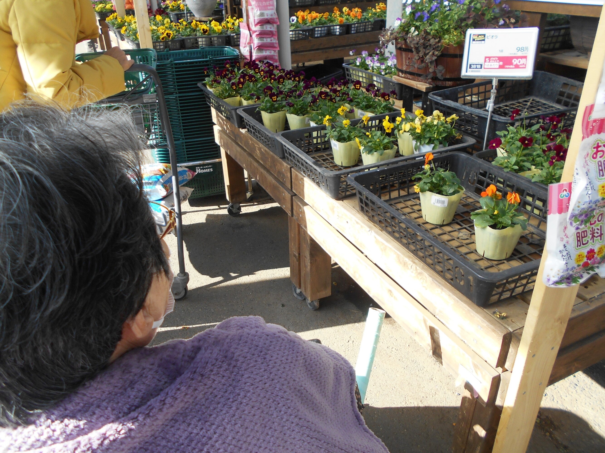 花苗を選びにお出かけ-2　ニチイホーム東浦和