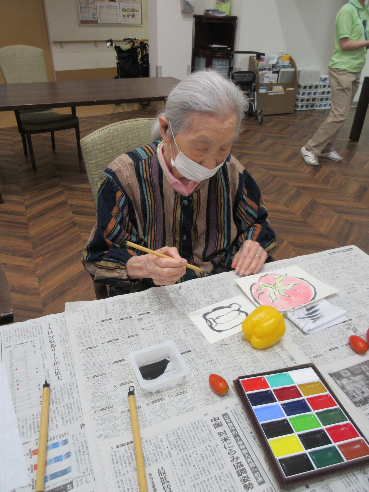 絵手紙の会-1　ニチイホーム国立