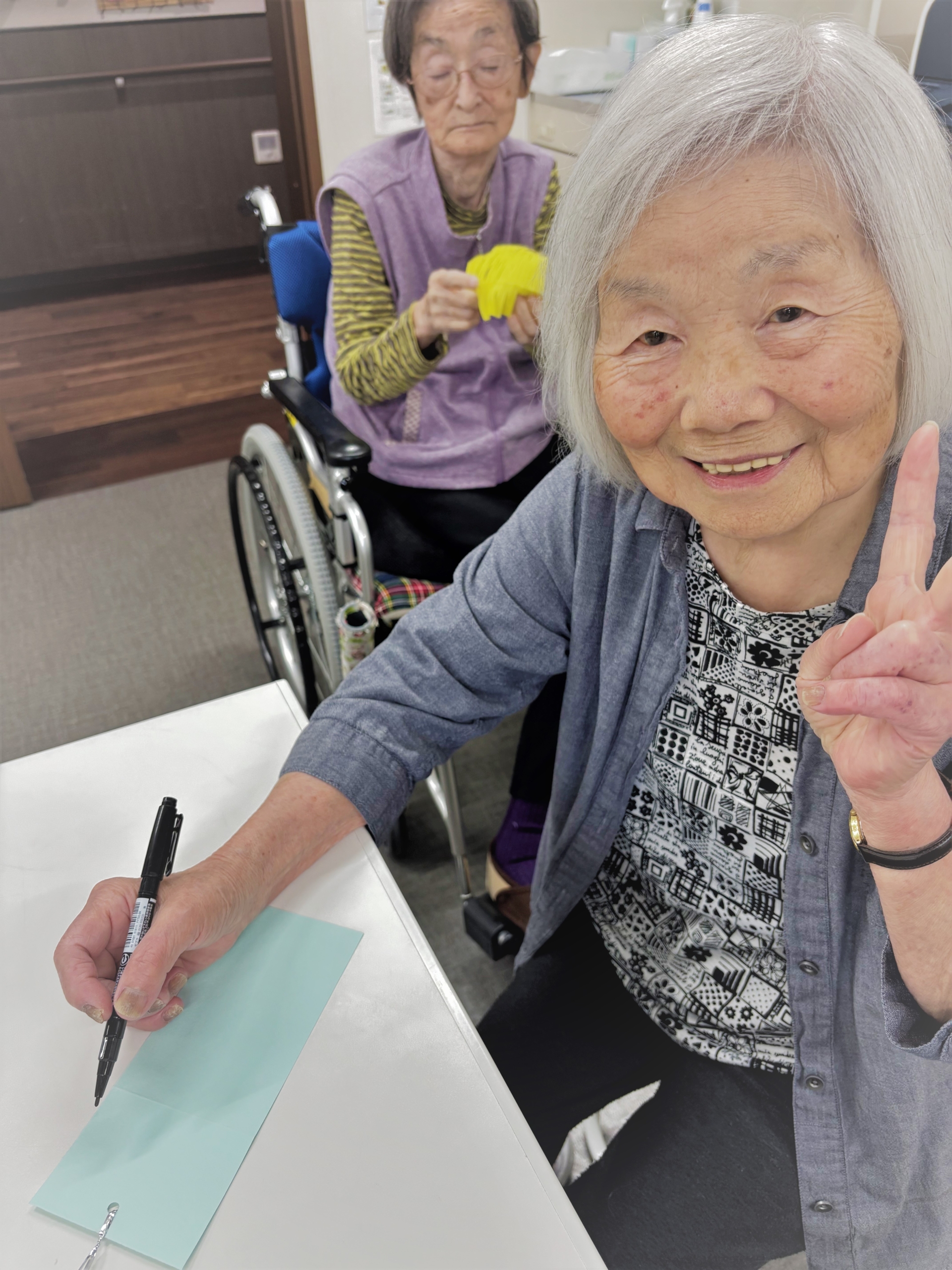 七夕飾り ニチイメゾン南草津Ⅱ番館 写真１
