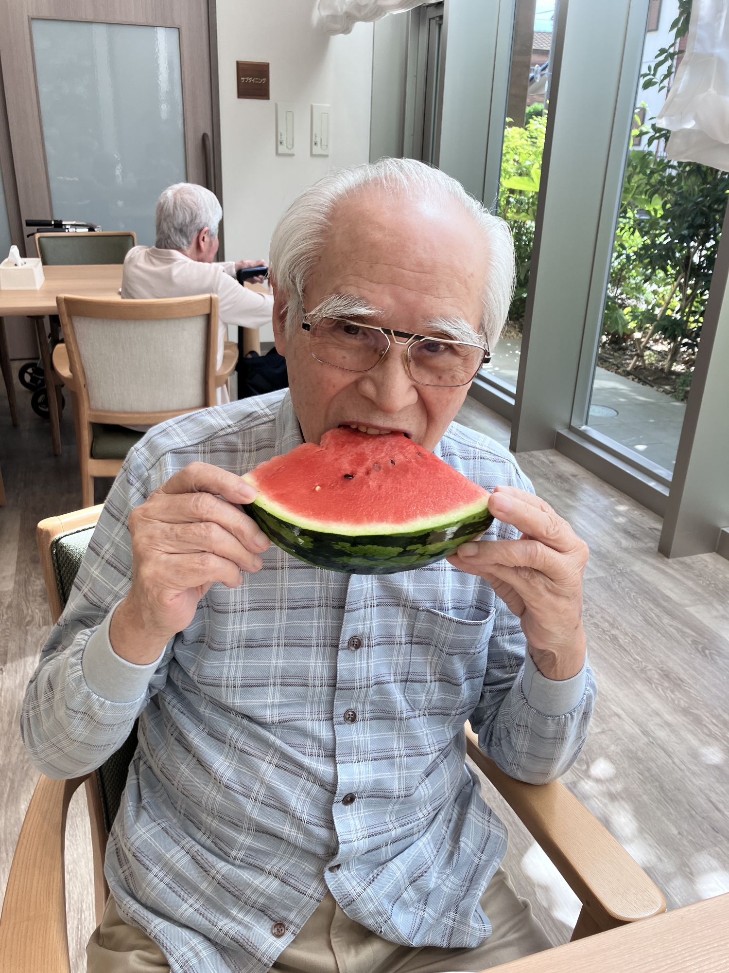 すいかパーティー-5　ニチイホーム杉並松庵