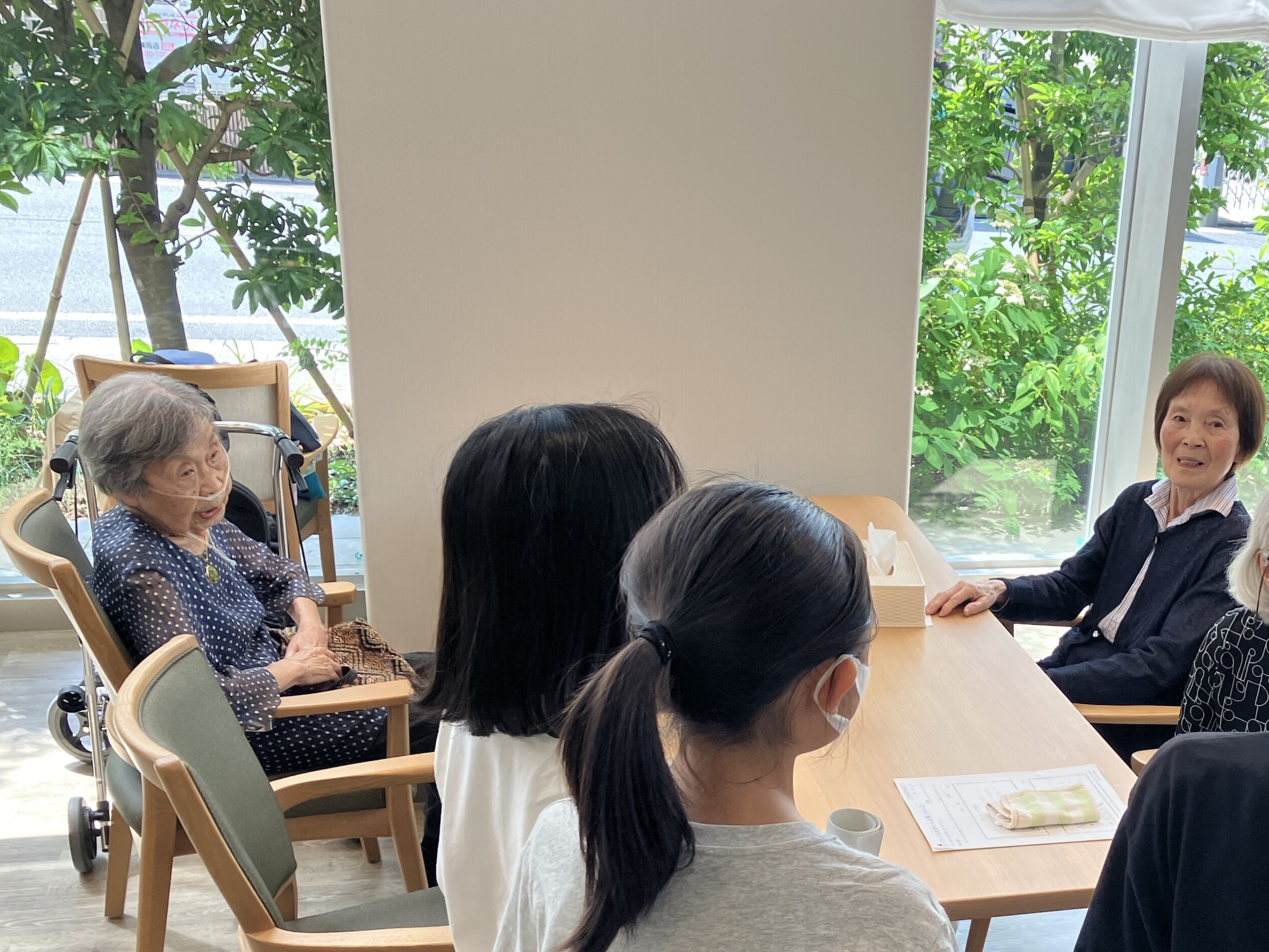 小学生の訪問-1　ニチイホーム杉並松庵