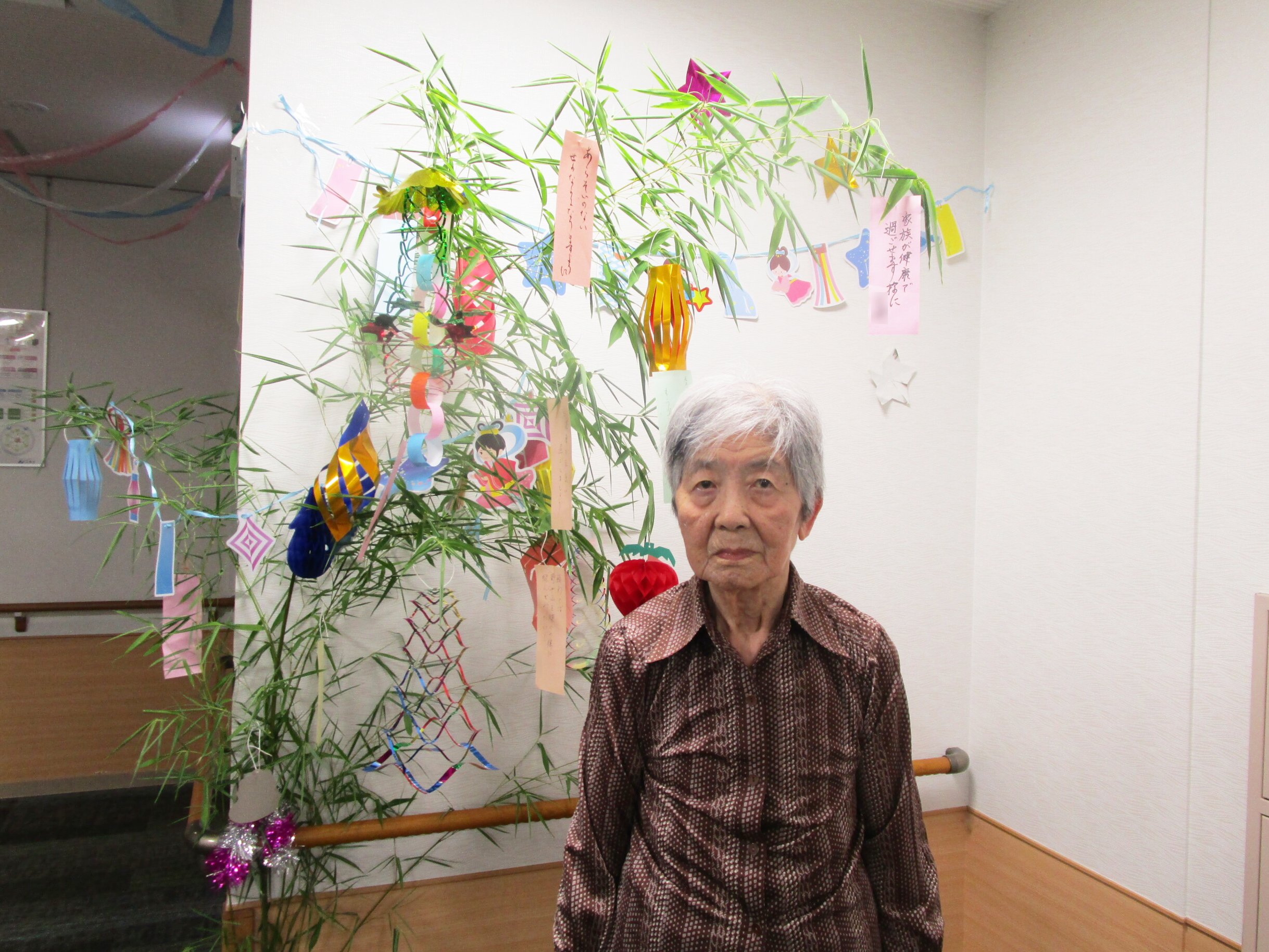 文月を楽しむ-5　ニチイホーム石神井台