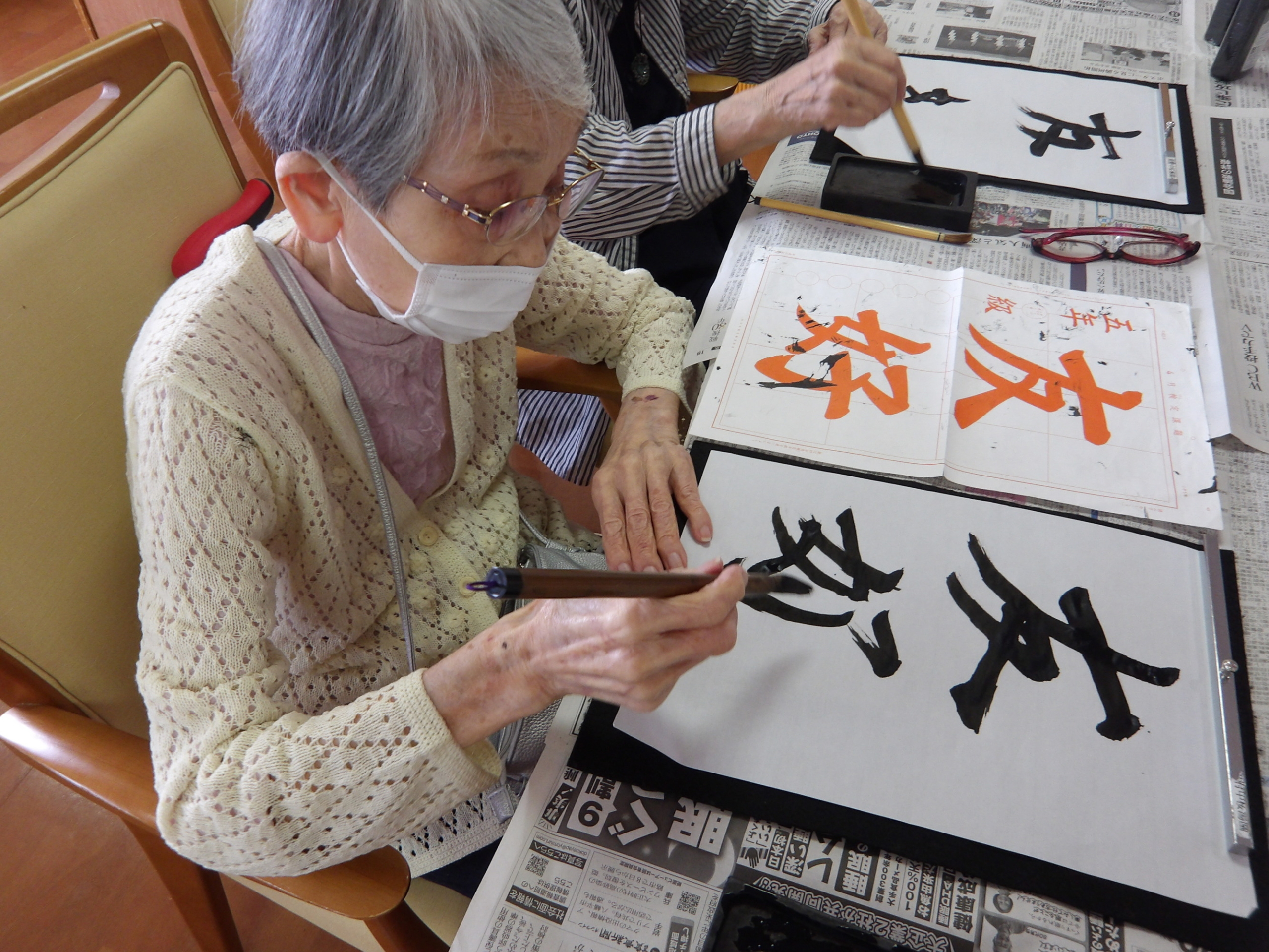 書道サークル-3　ニチイホーム東府中
