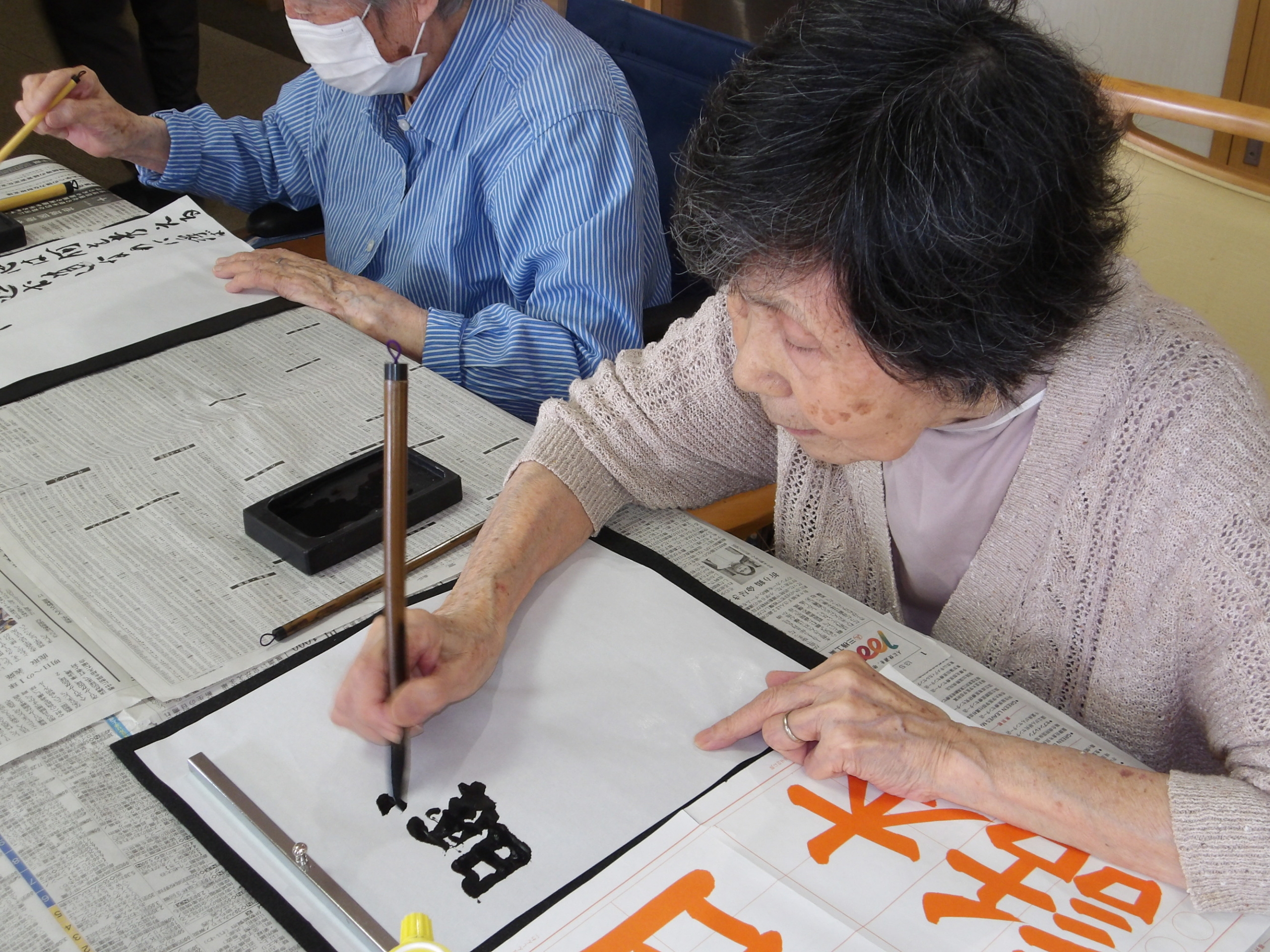 書道サークル-4　ニチイホーム東府中