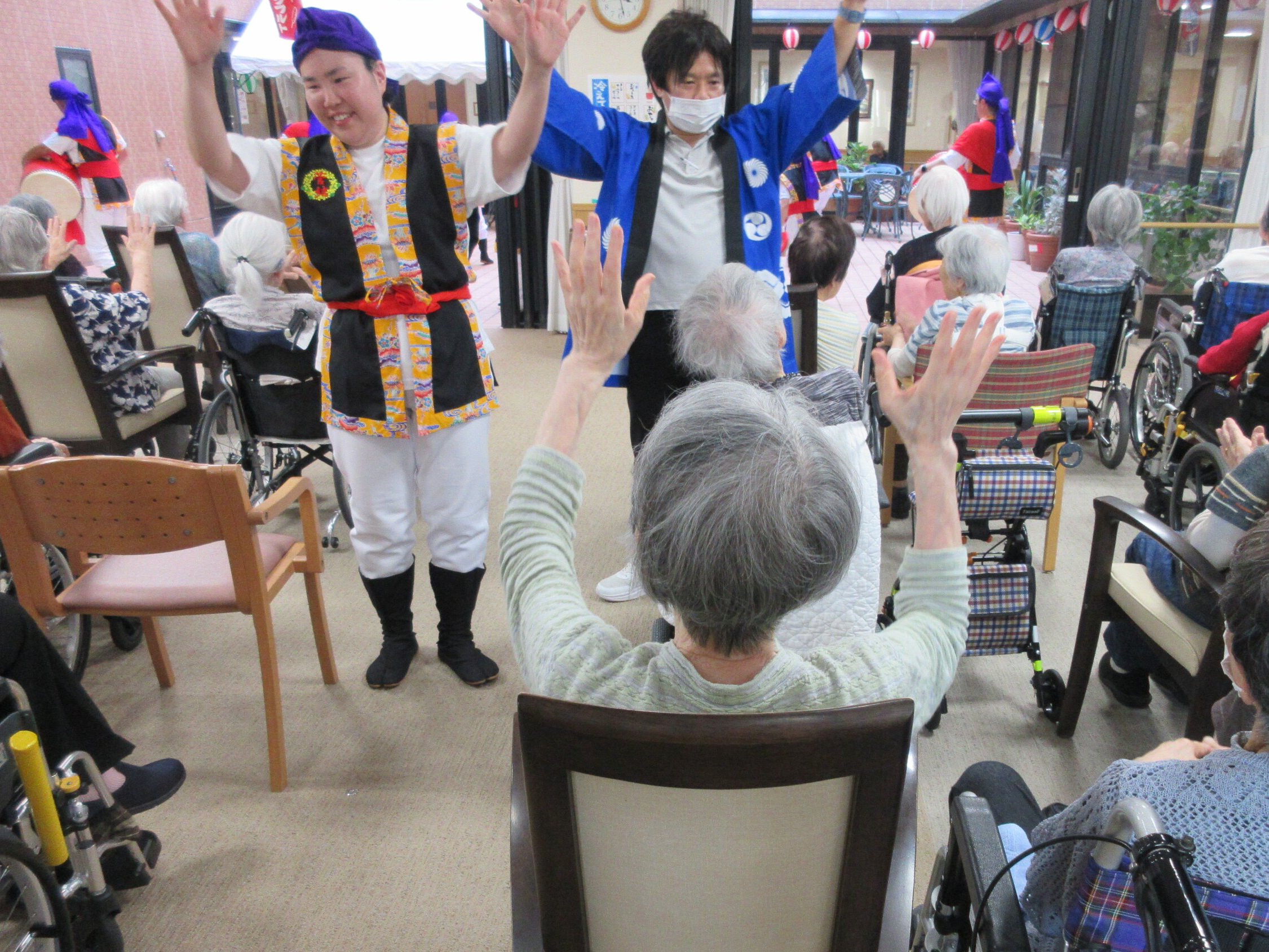 納涼祭2025～エイサー演舞～-3　ニチイホーム登戸