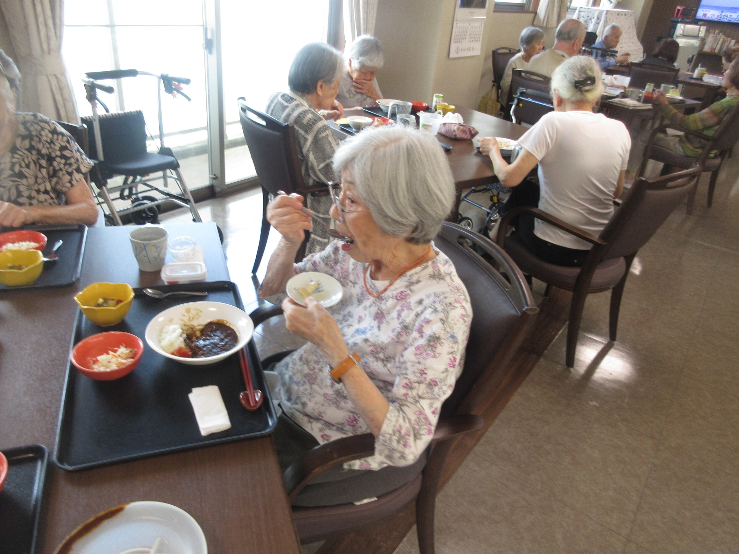 らっきょう作り・試食-6　ニチイホーム用賀
