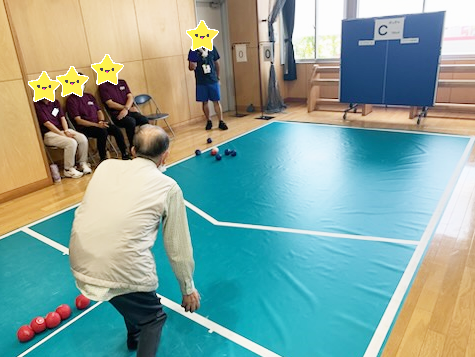 船橋市ボッチャ大会出場-4　ニチイホーム東船橋