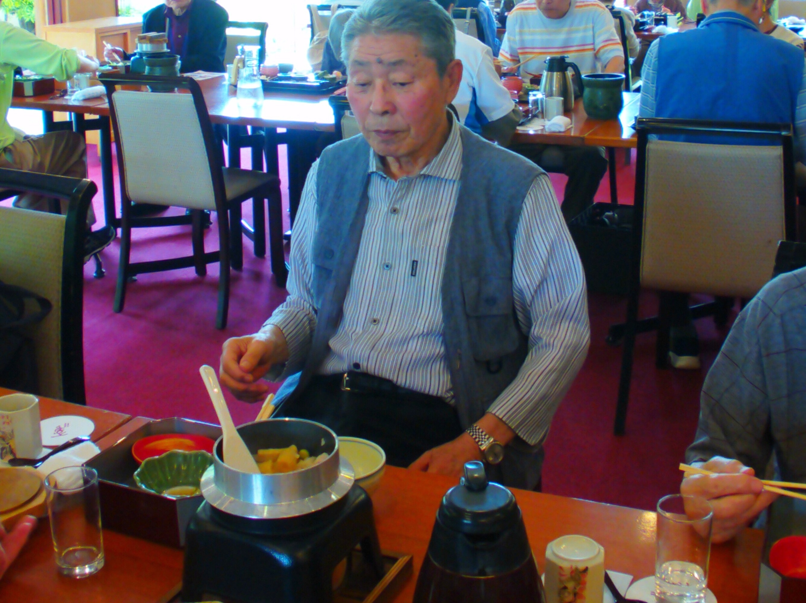 合同イベントで外食-2　ニチイホーム東浦和