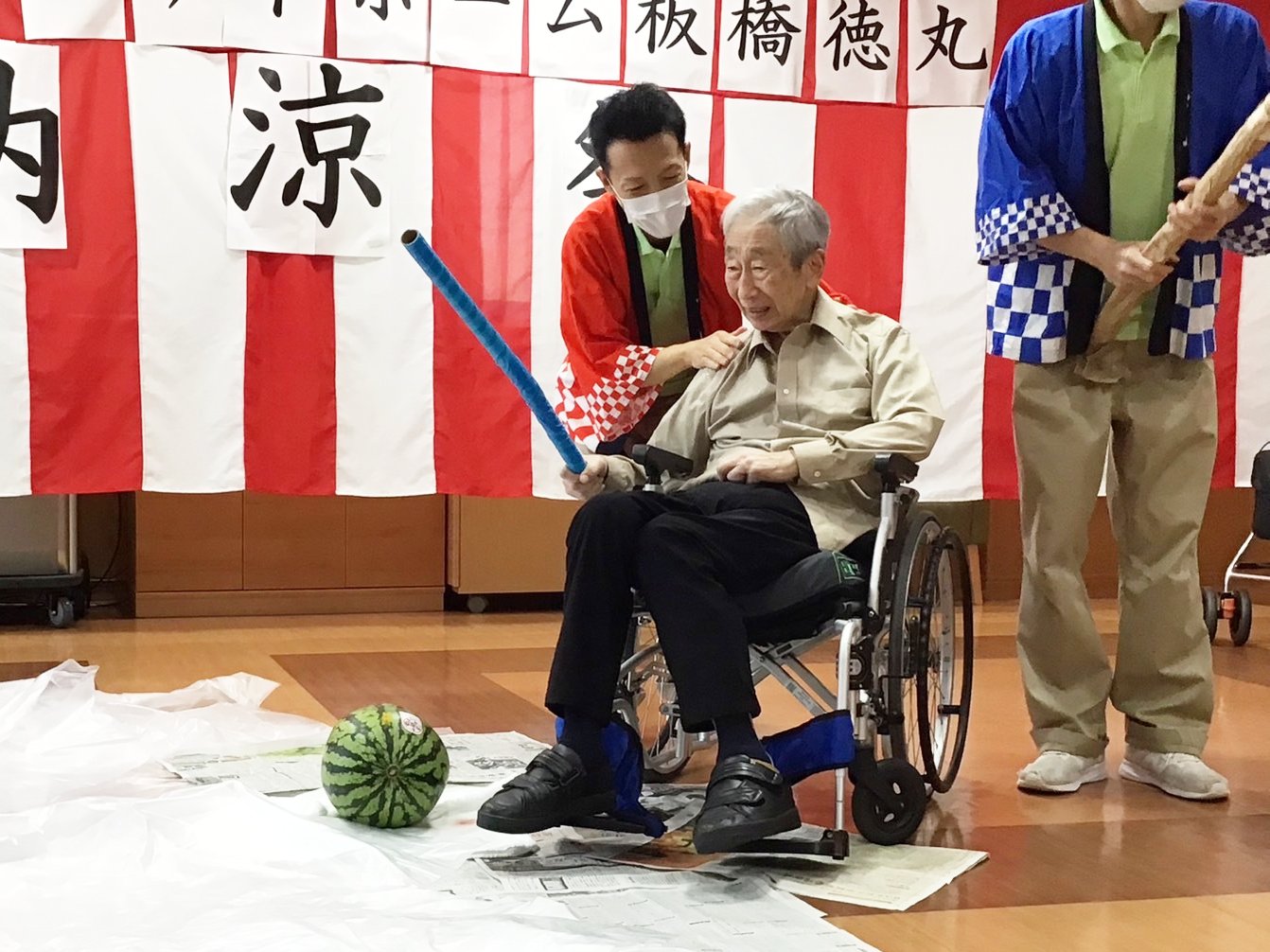 納涼祭の様子-5　ニチイホーム板橋徳丸