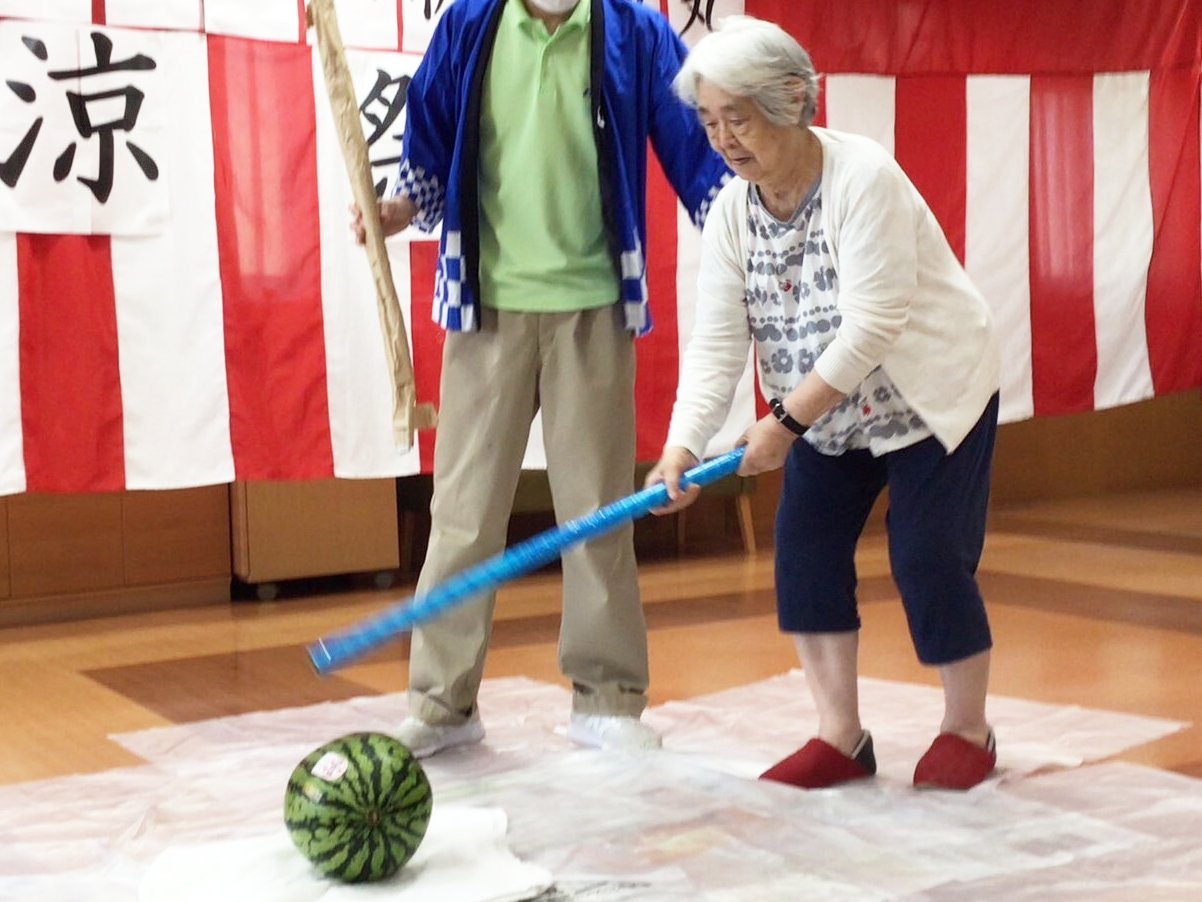 納涼祭の様子-6　ニチイホーム板橋徳丸