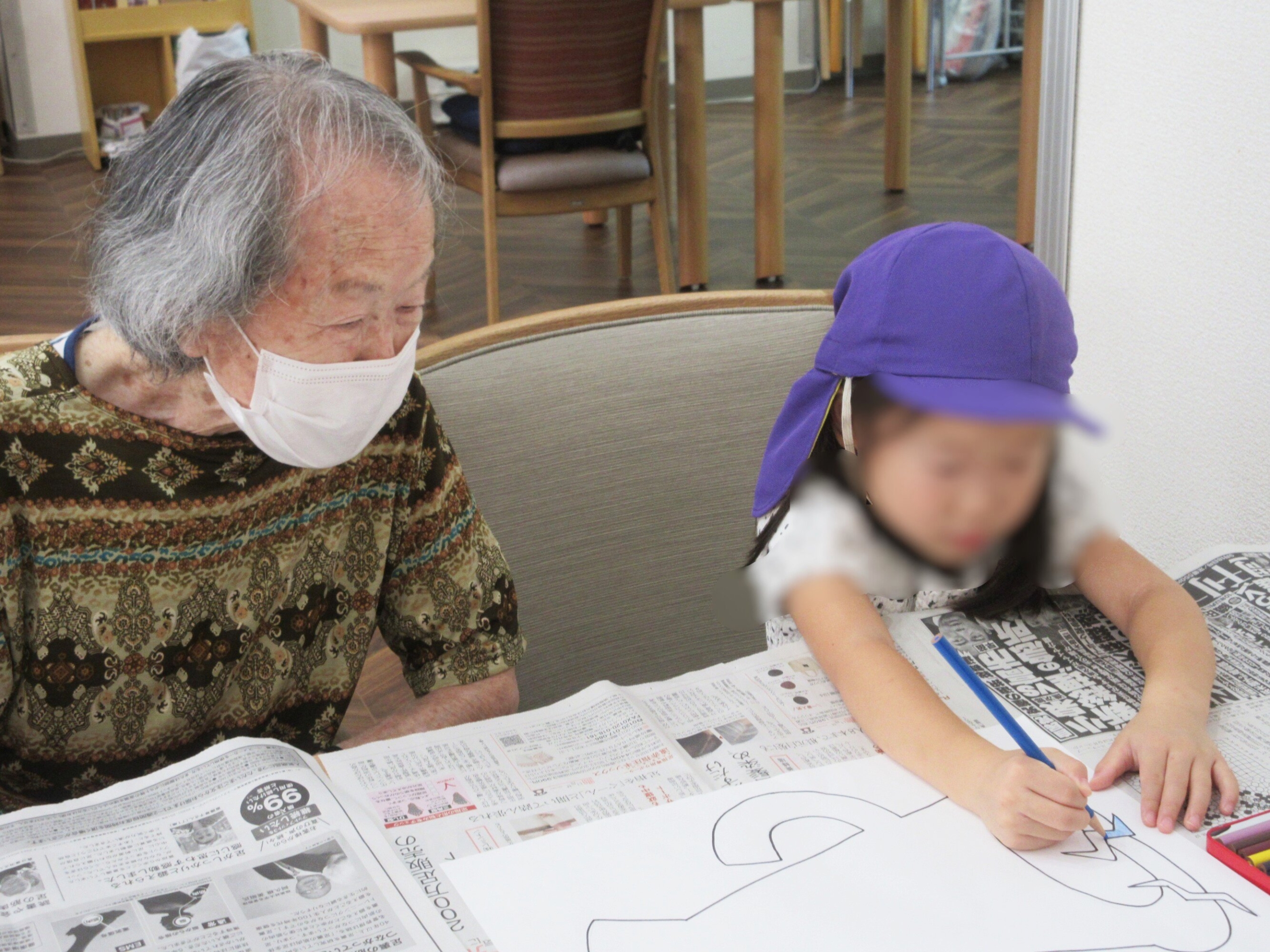 保育園児交流会-1　ニチイホーム国立